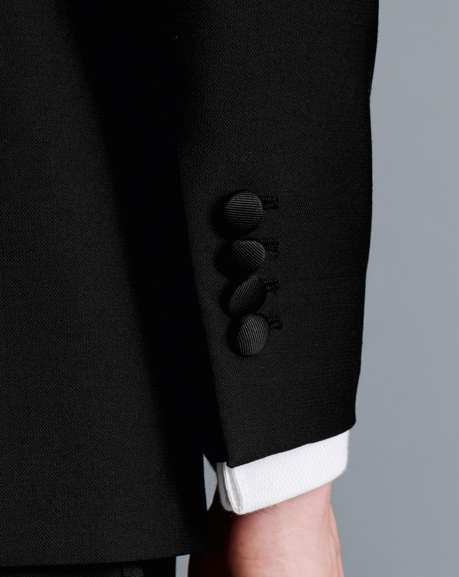 Shawl Lapel Tuxedo Jacket - Black