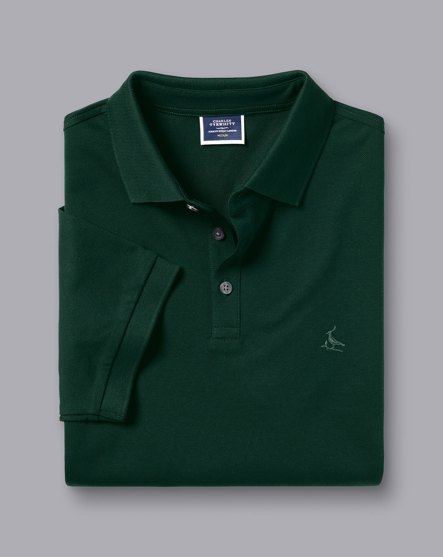 Tyrwhitt Pique Polo - Dark Green