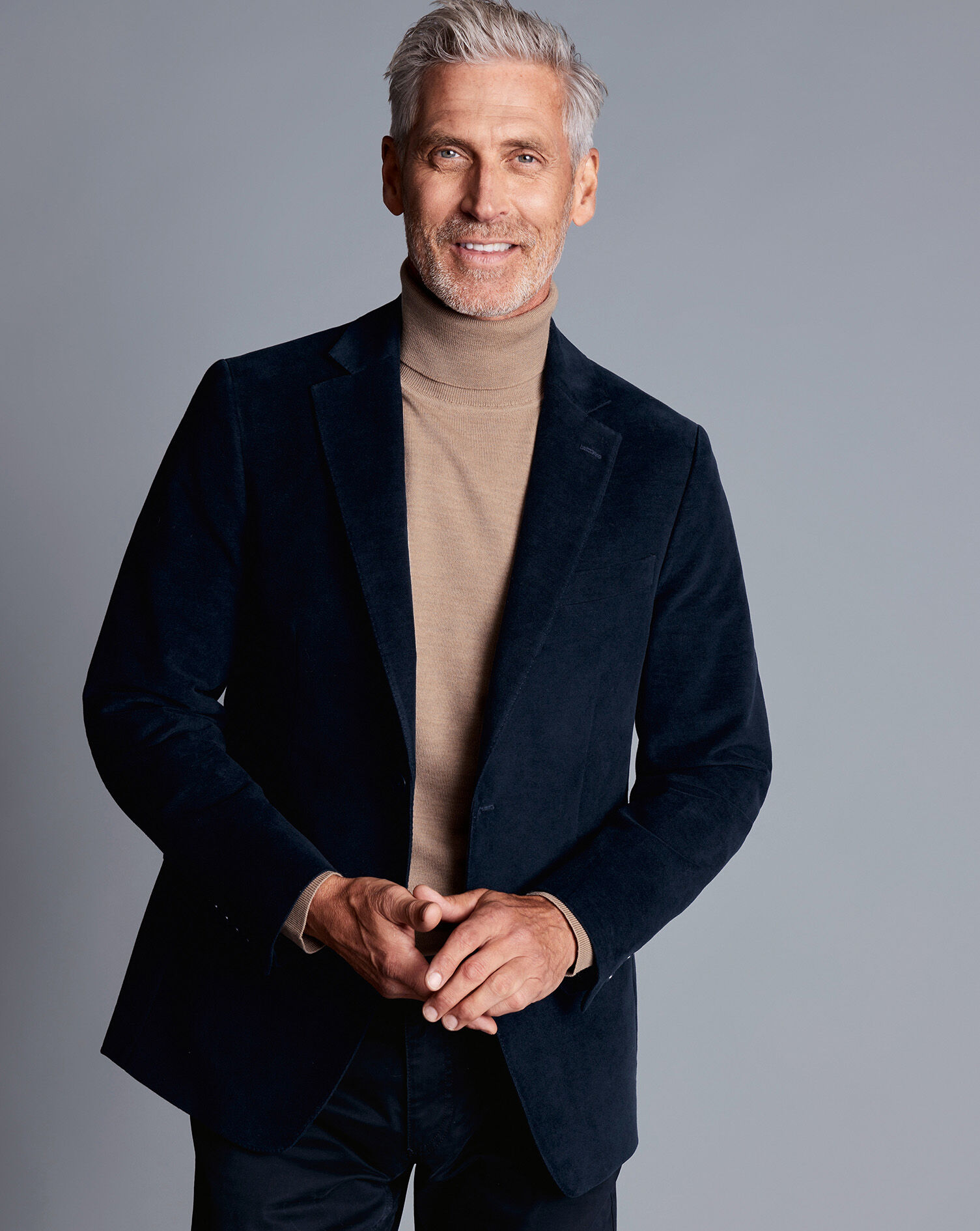 Italian Moleskin Jacket  - Navy