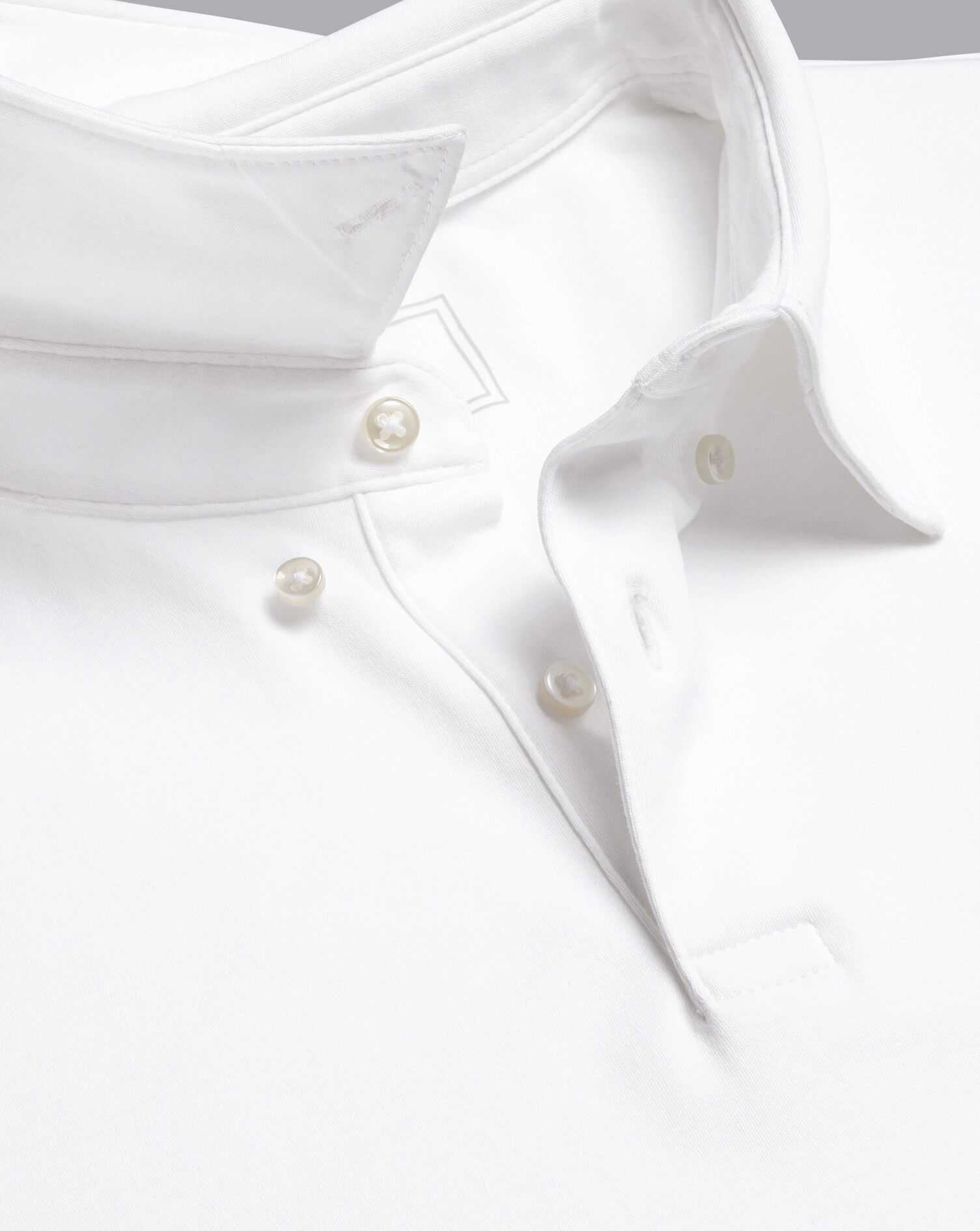 Smart Jersey Polo - White