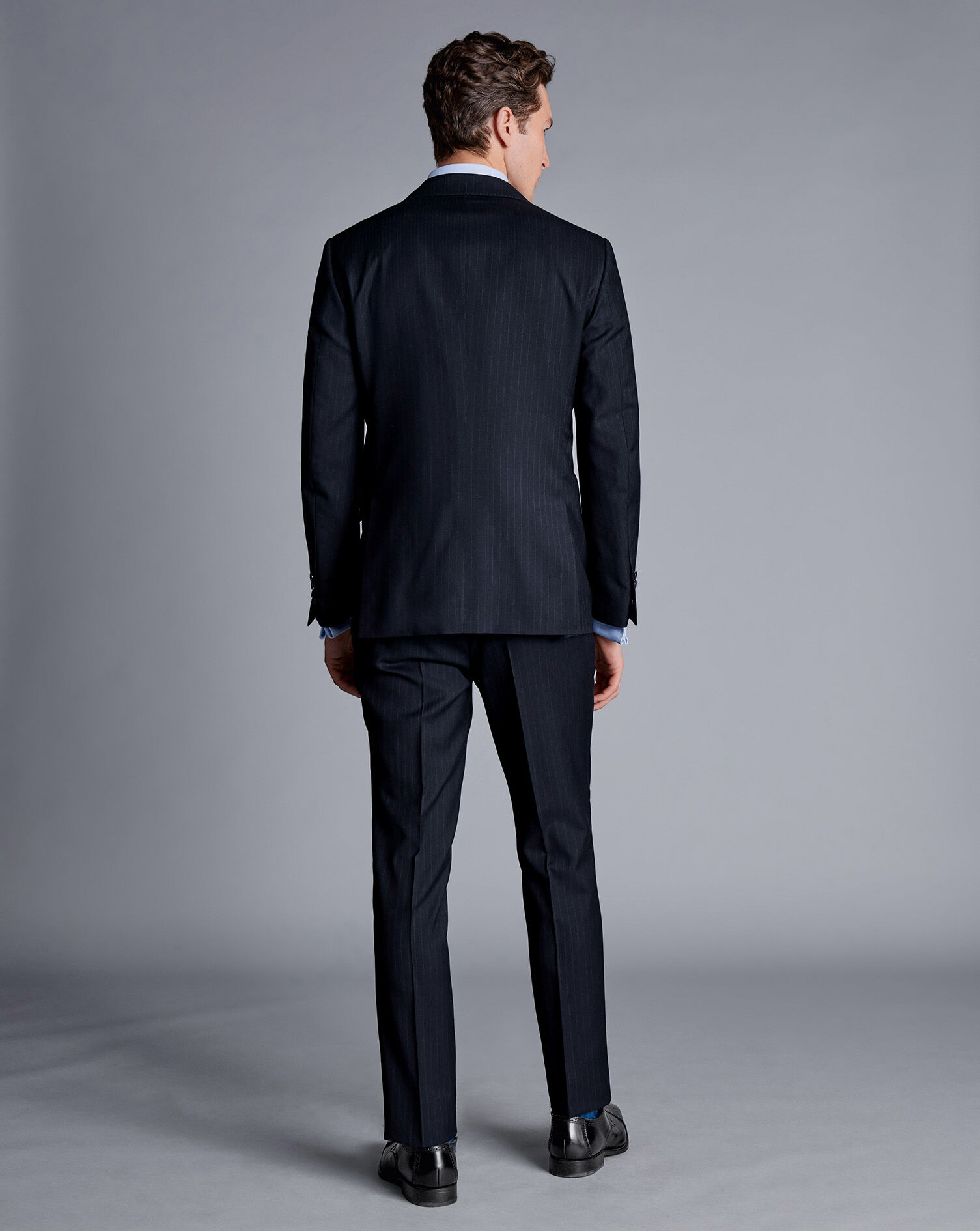 Ultimate Performance Stripe Suit Jacket - Navy