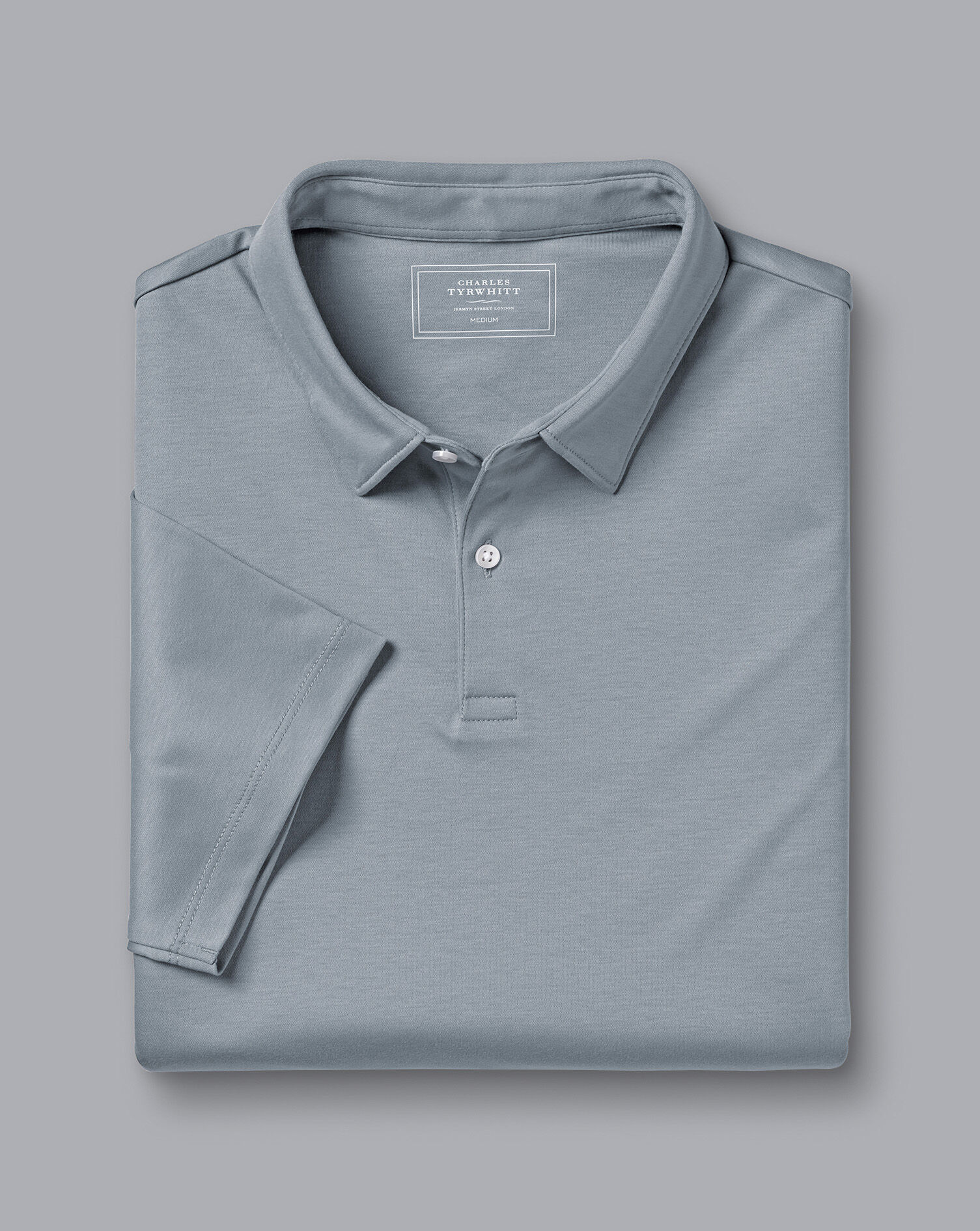 Smart Jersey Polo - Silver