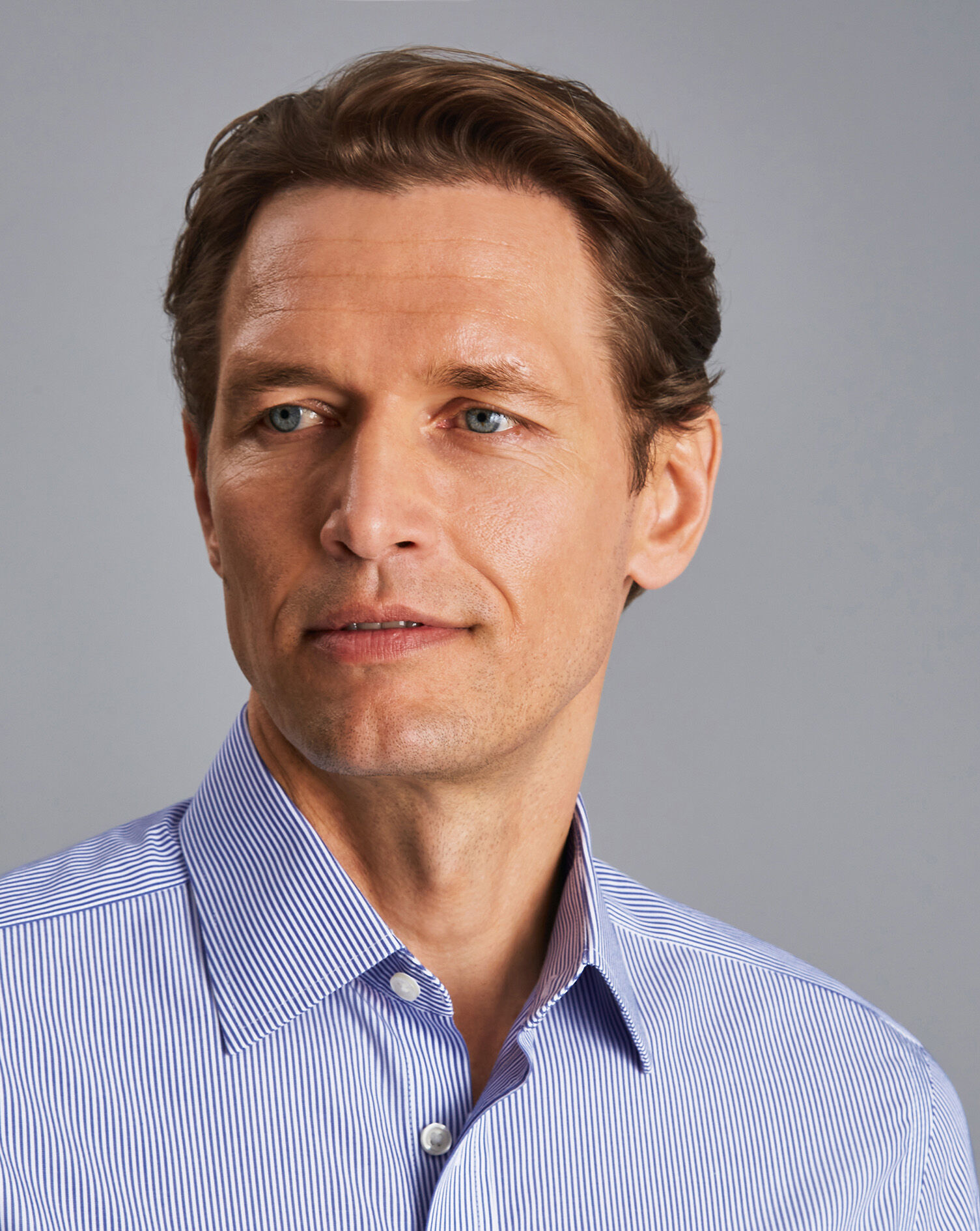 Non-Iron Bengal Stripe Shirt - Royal Blue