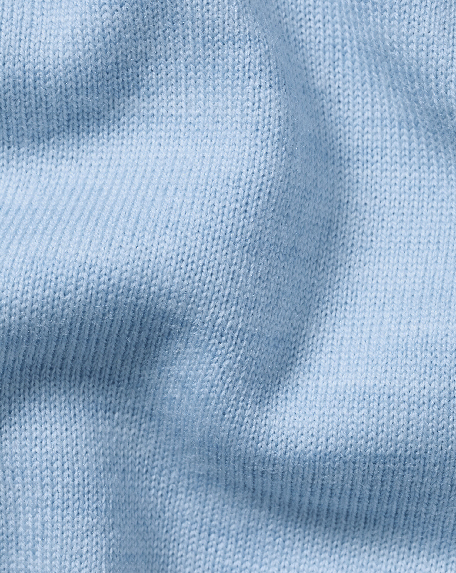 Merino V-Neck Sweater - Sky Blue