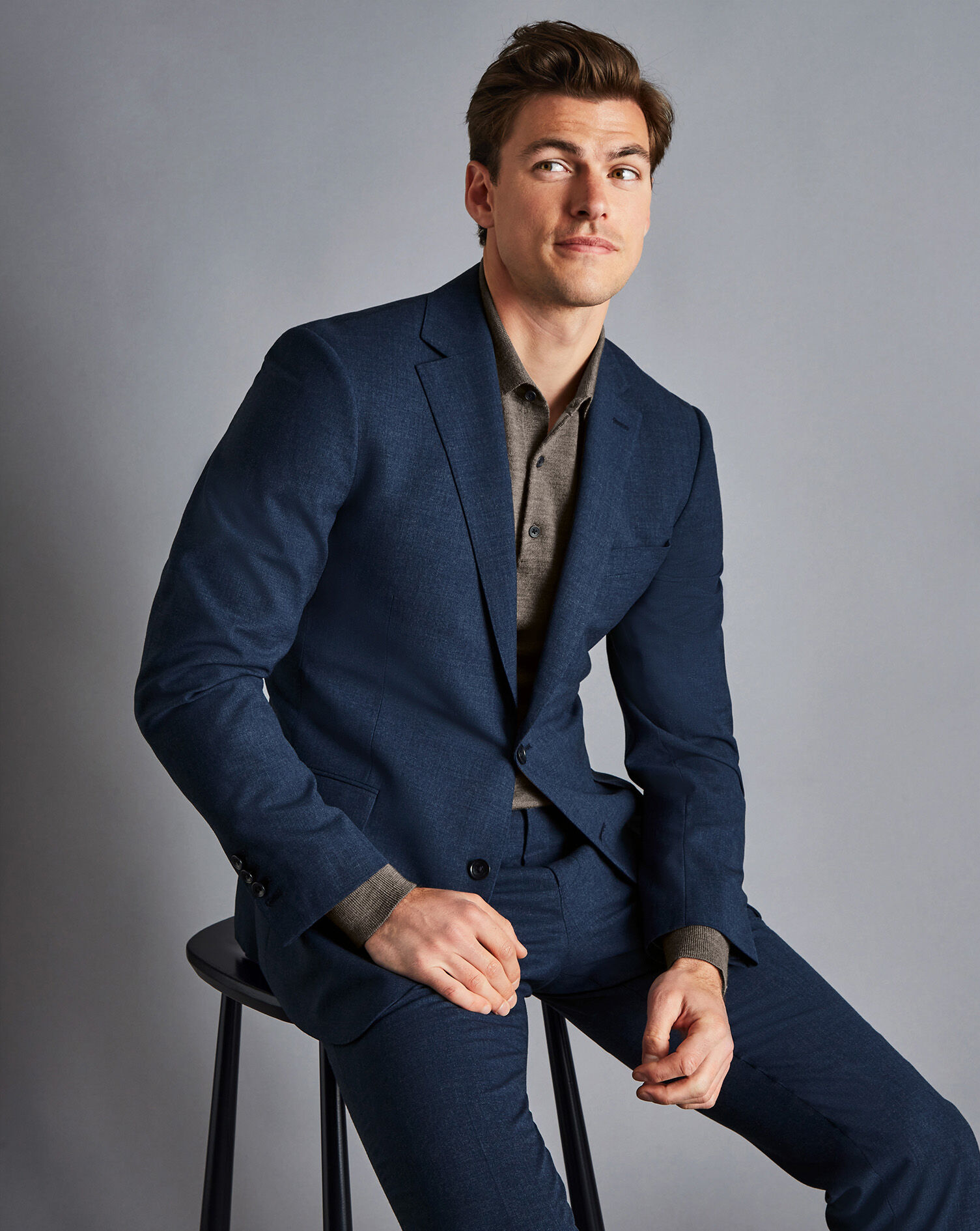 Ultimate Performance Suit Jacket - Steel Blue