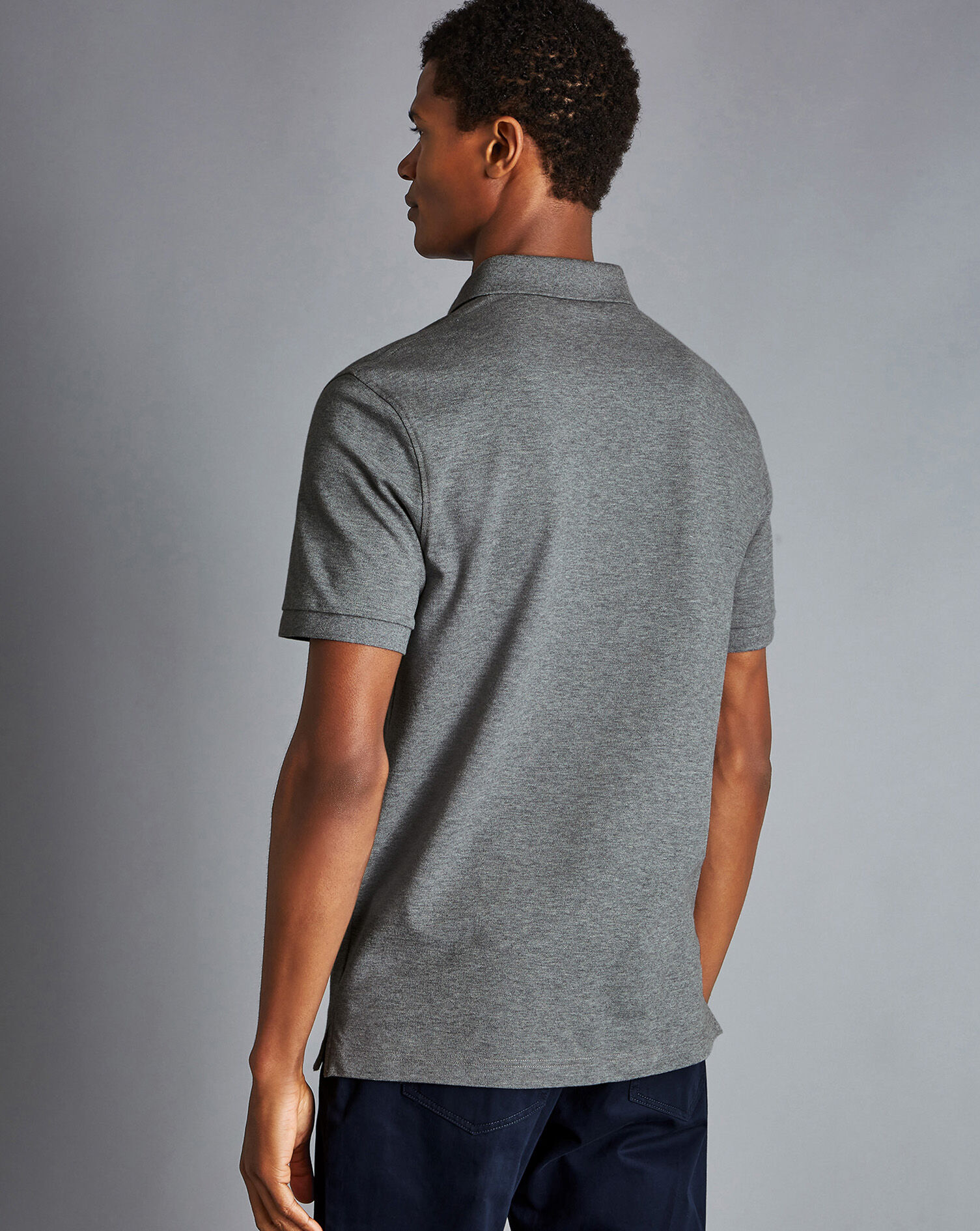 Tyrwhitt Pique Polo - Grey