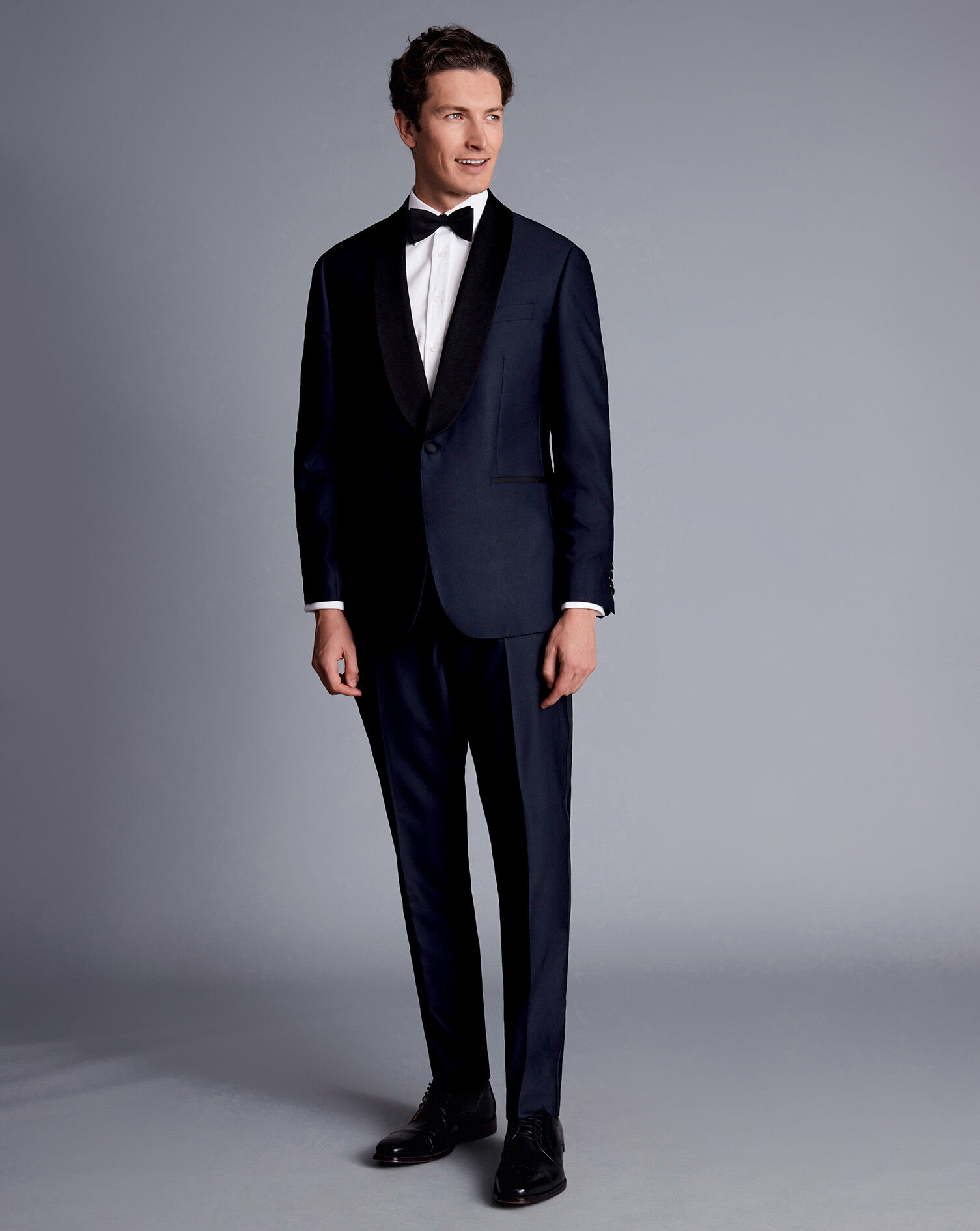 Shawl Lapel Tuxedo Jacket - Dark Navy