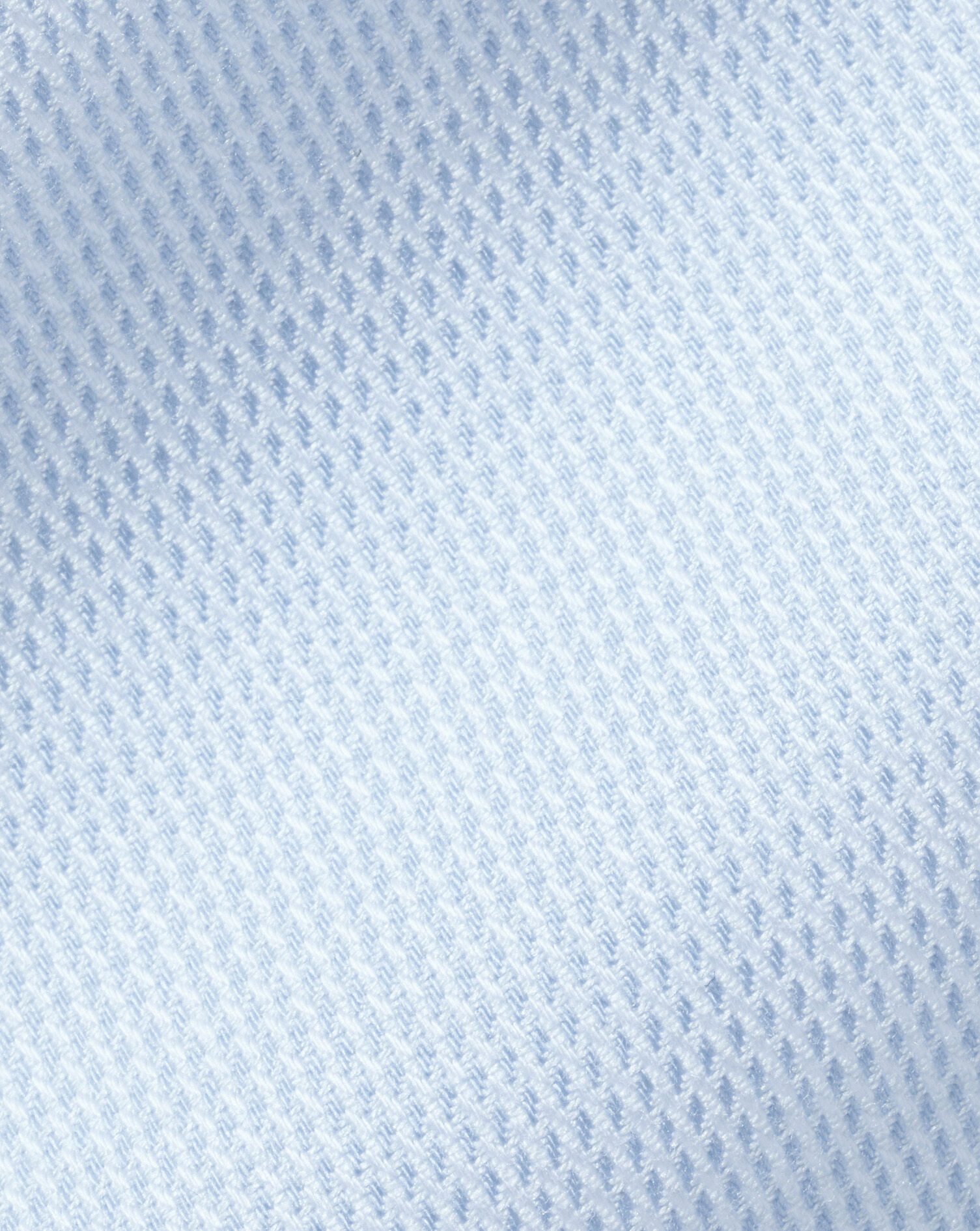 Spread Collar Non-Iron Clifton Weave Shirt - Light Blue