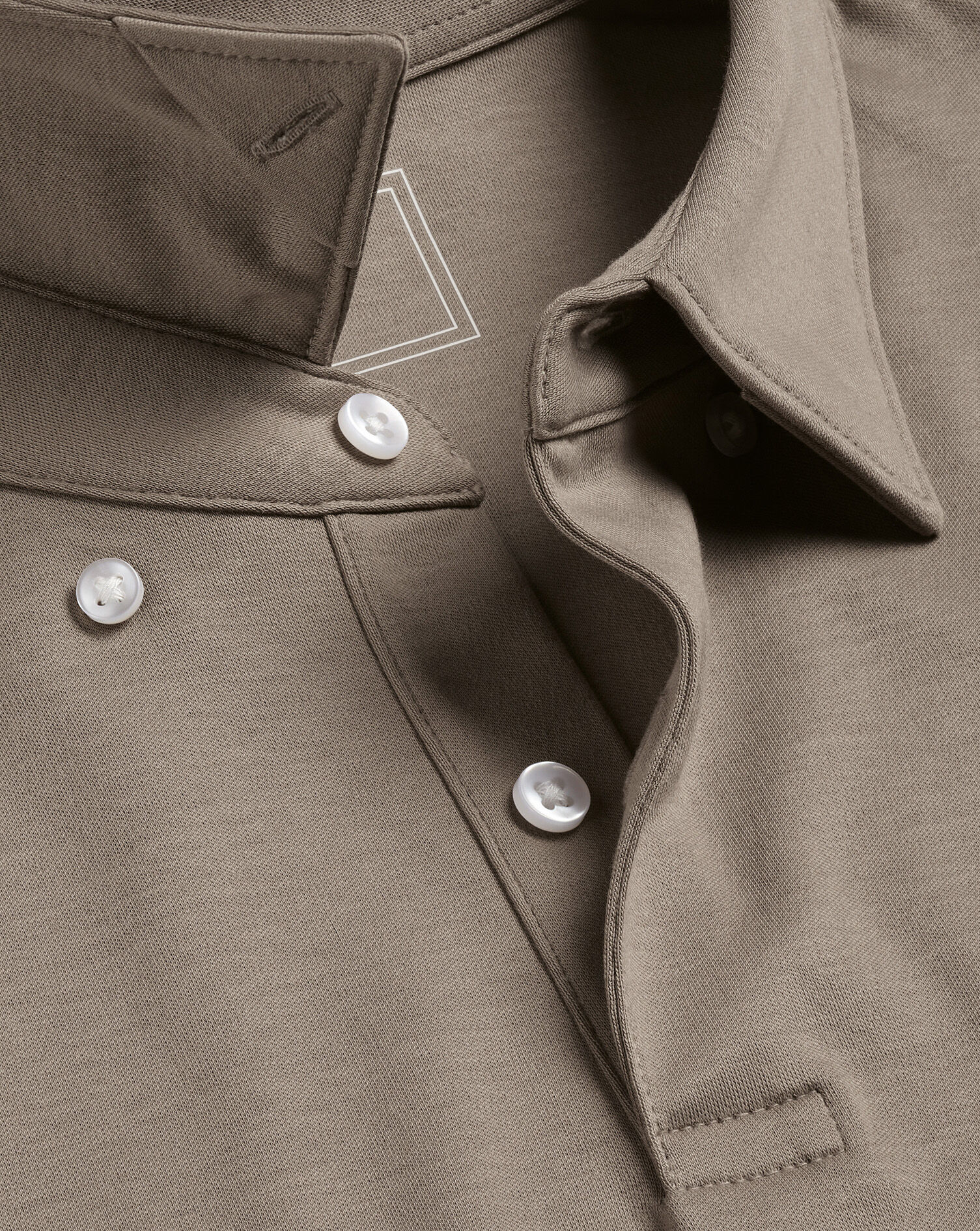 Smart Jersey Polo - Taupe