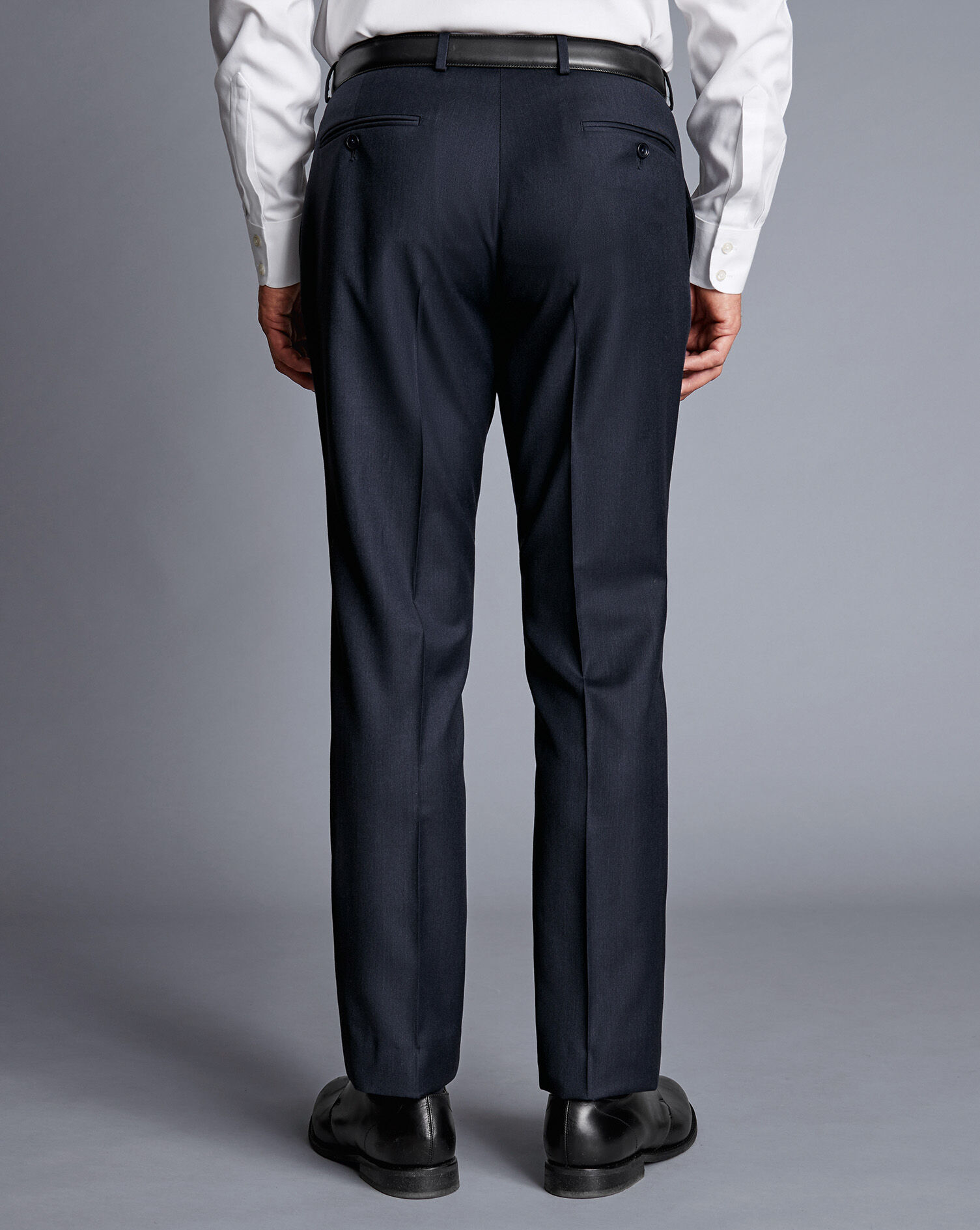 Italian Twill Suit Pants - Navy