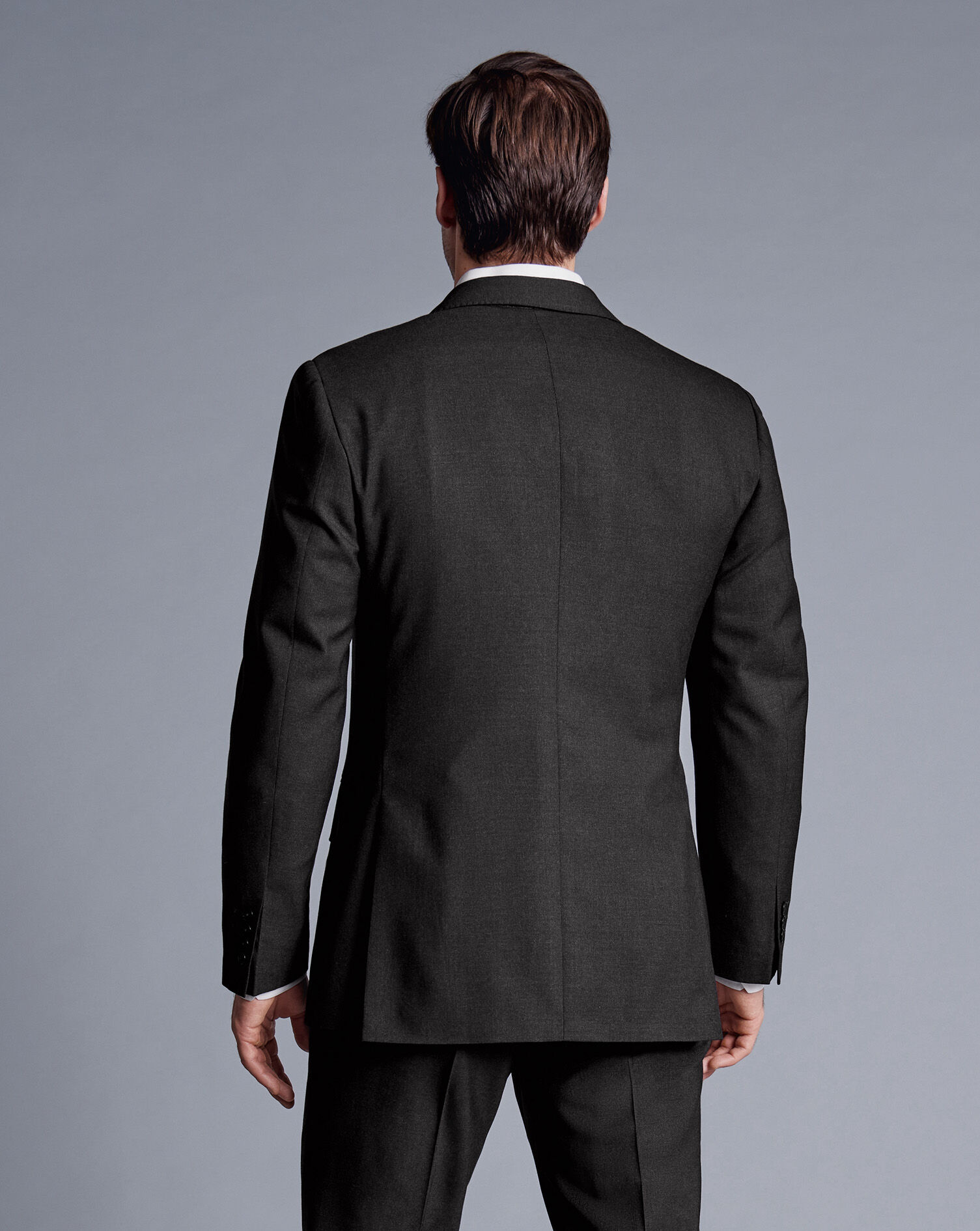 Italian Luxury Suit Jacket - Charcoal Gray