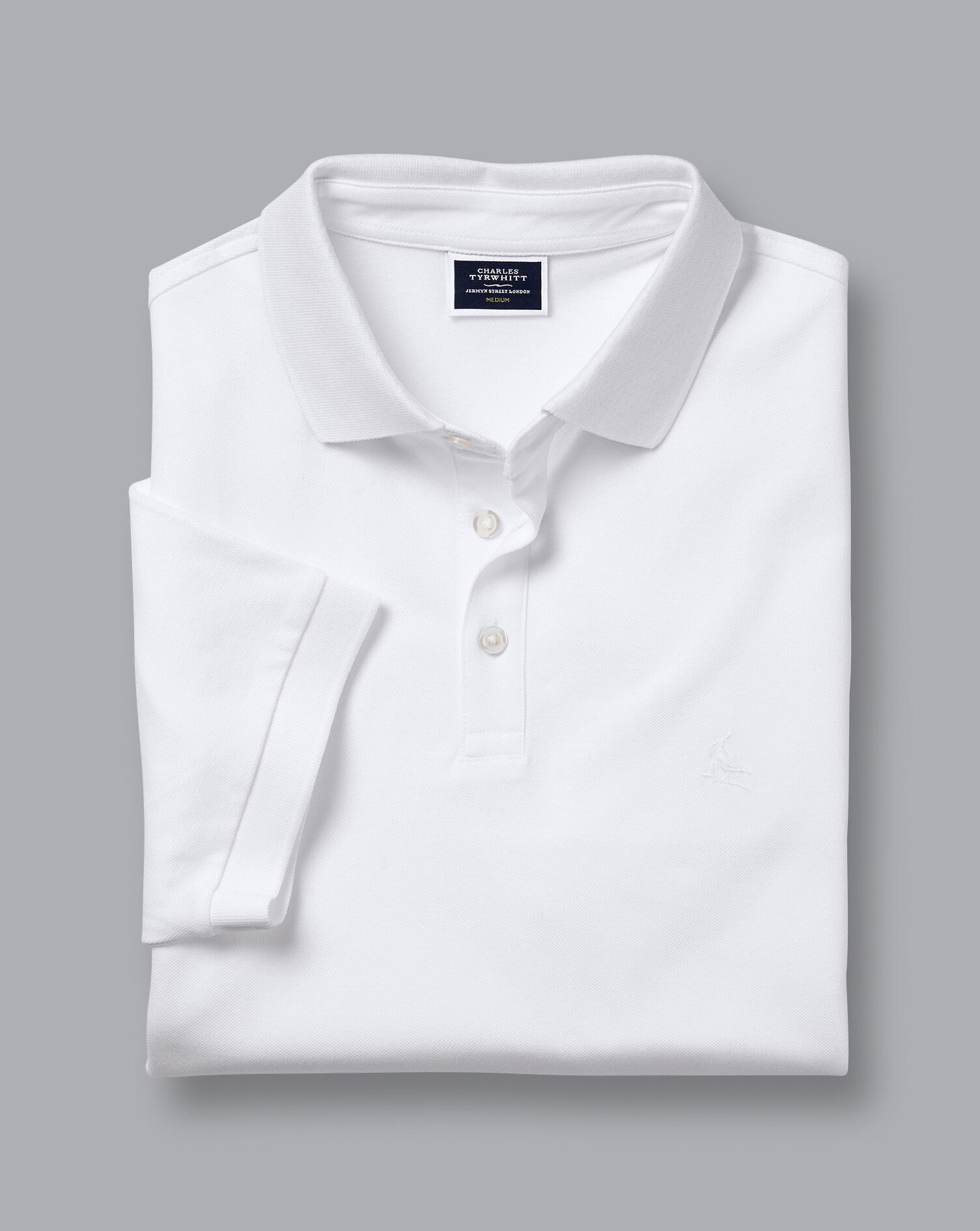 Tyrwhitt Pique Polo - White