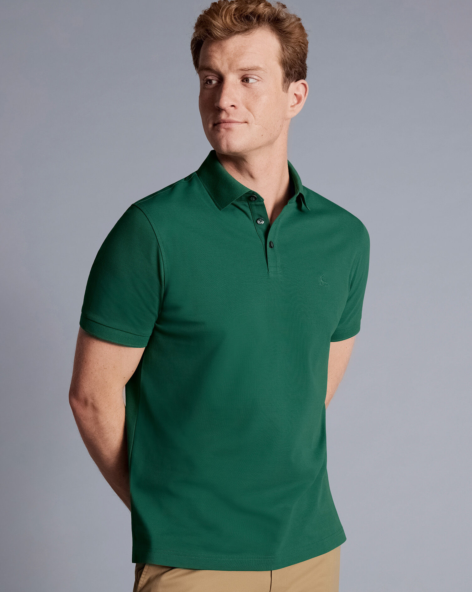 Tyrwhitt Pique Polo - Green