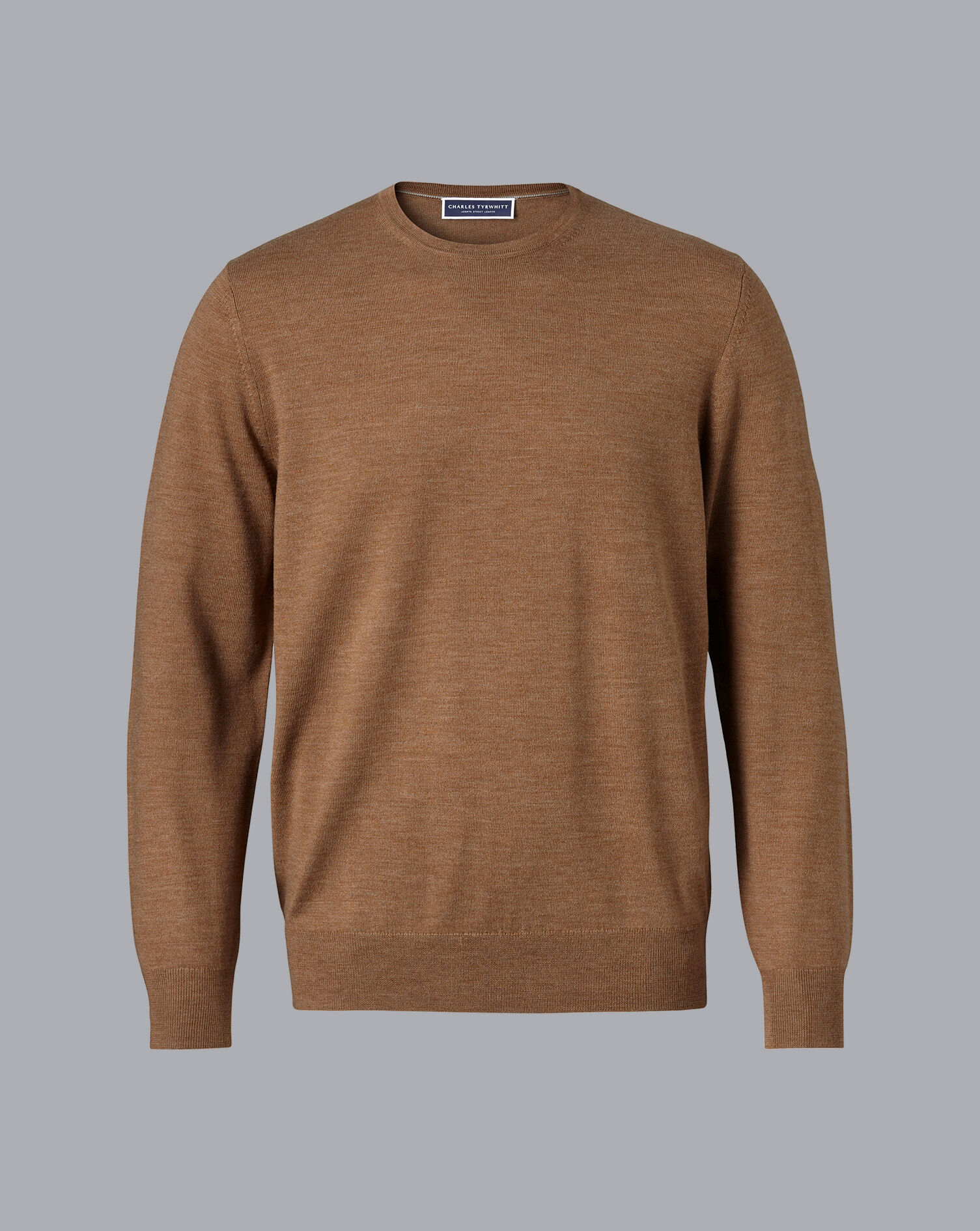 Merino Crew Neck Sweater - Sand