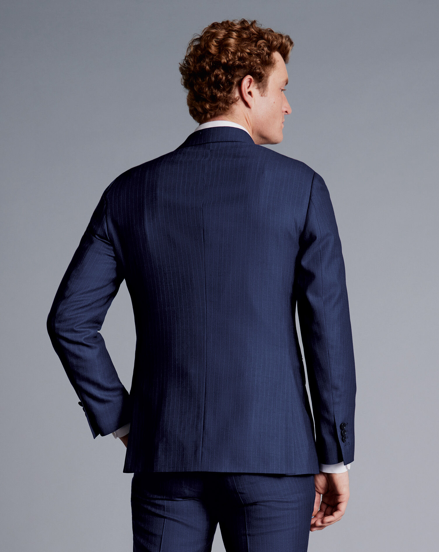 Ultimate Performance Stripe Suit - French Blue