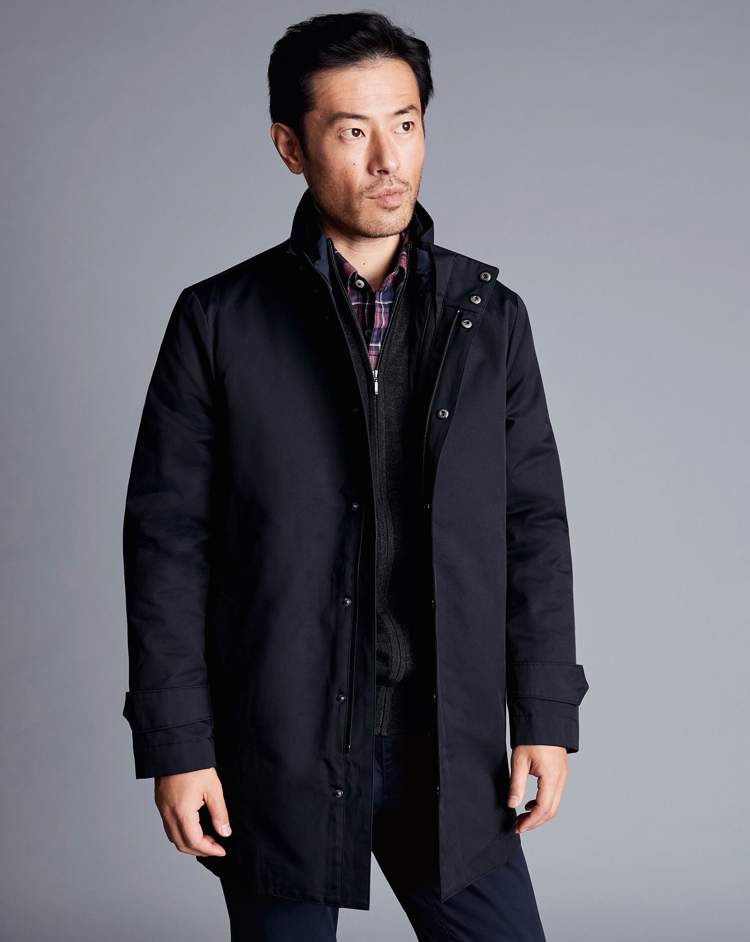 3-In-1 Rain Mac - Navy