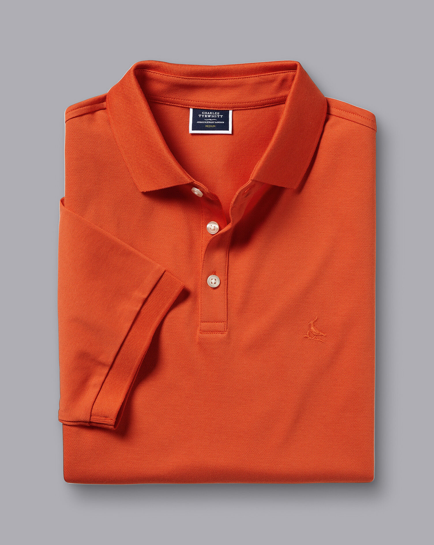 Tyrwhitt Pique Polo  - Orange