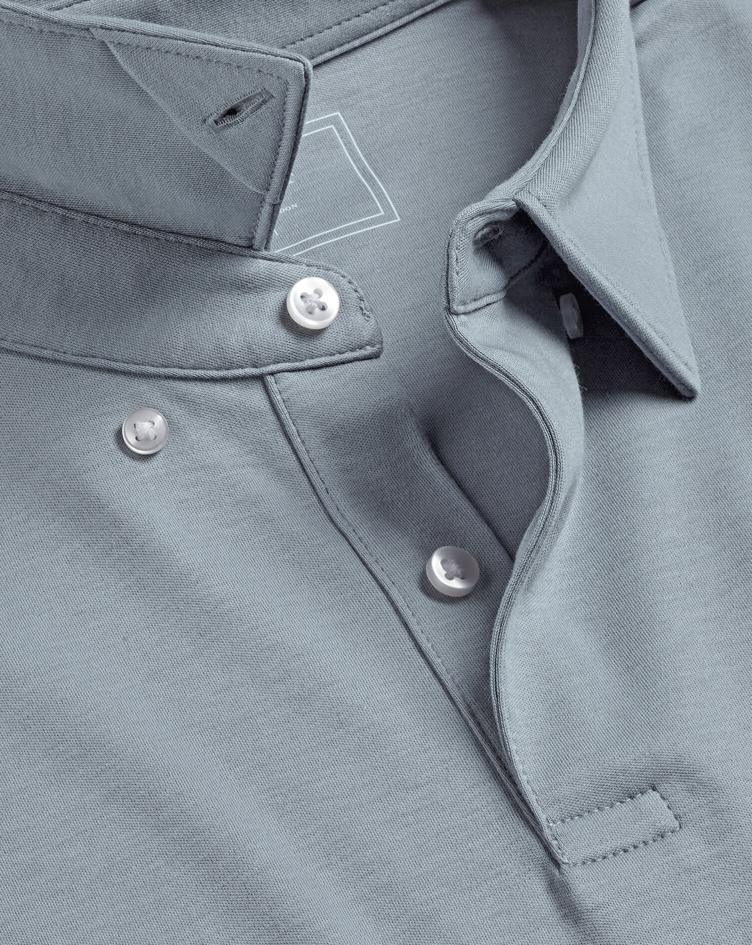 Smart Jersey Polo - Silver