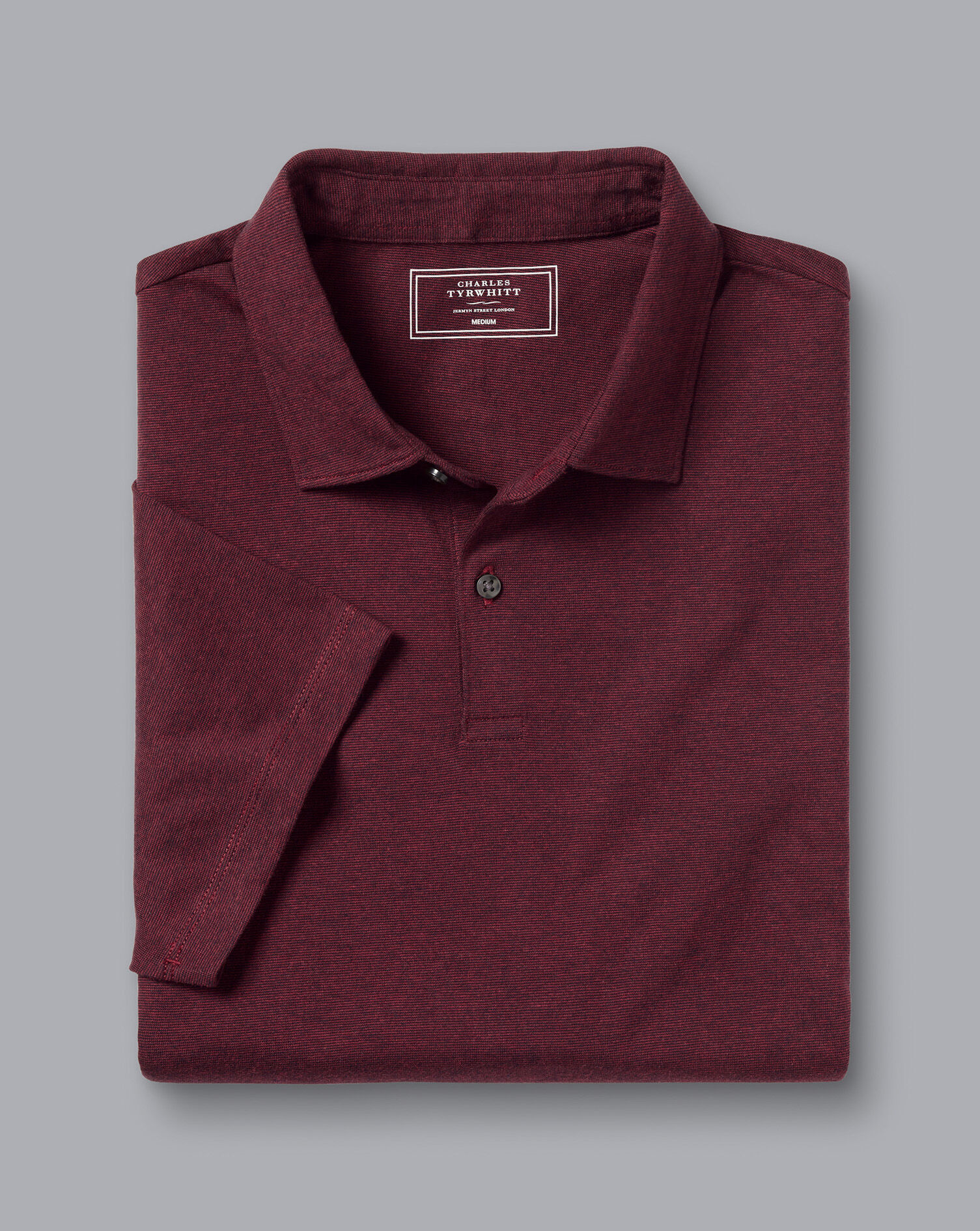 End-On-End Cotton Polo - Cherry Pink