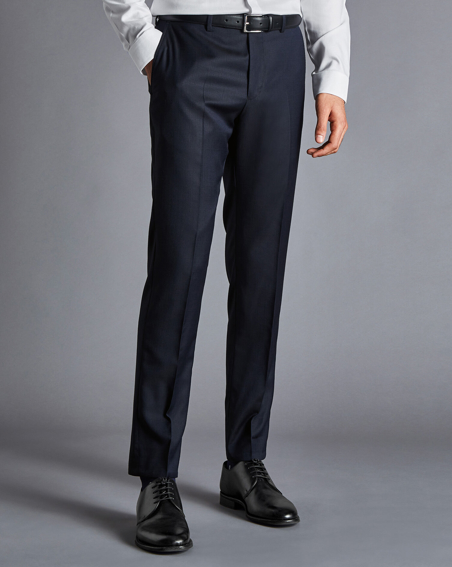 Italian Luxury Suit Pants - Dark Navy