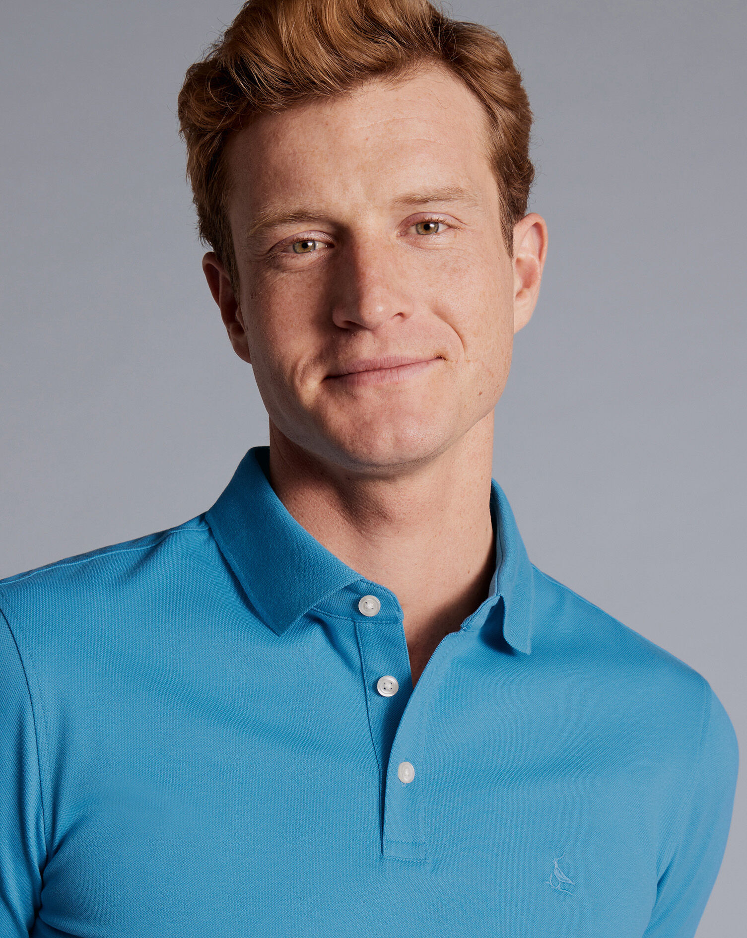 Tyrwhitt Pique Polo - Turquoise