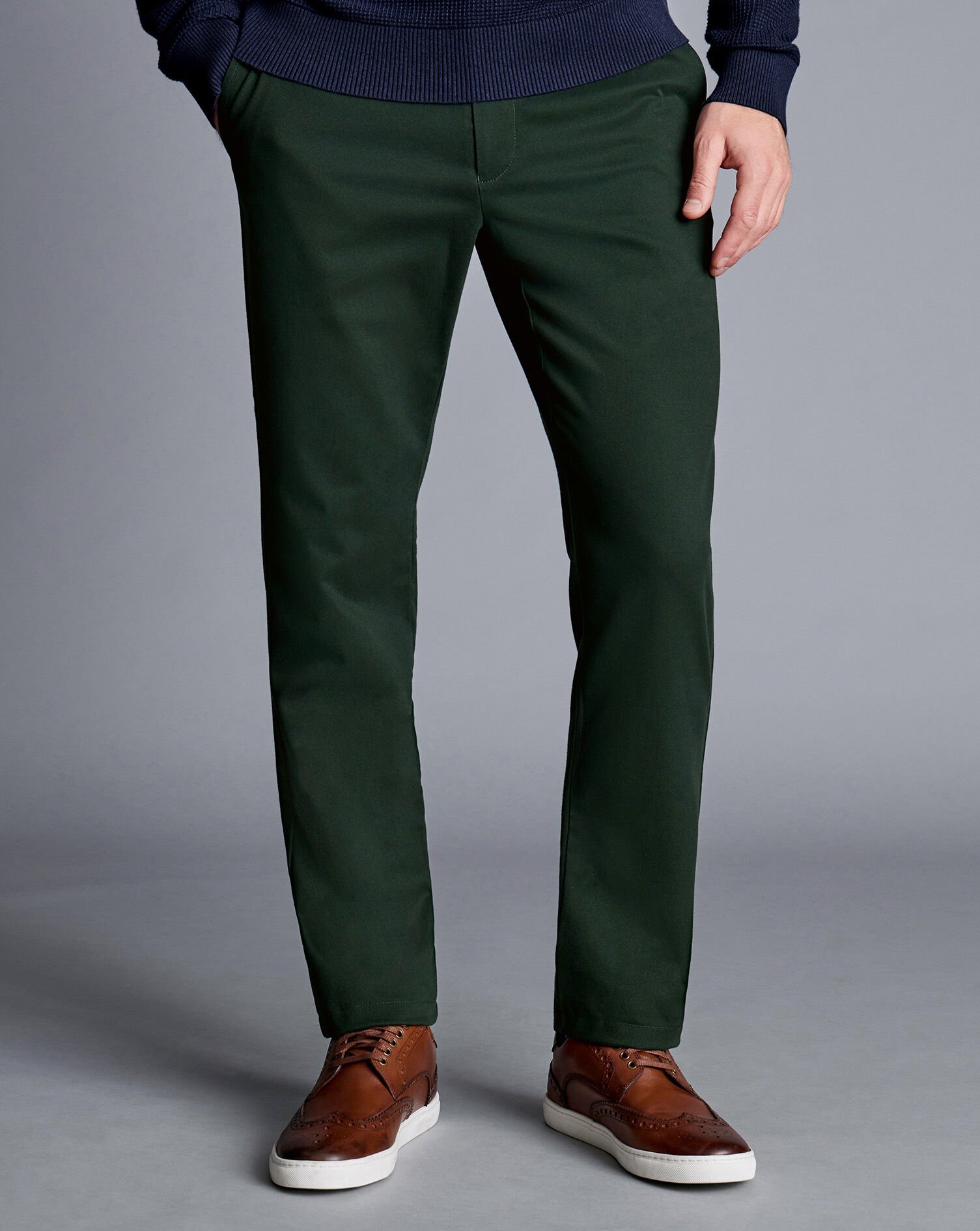 Ultimate Non-Iron Chinos - Green
