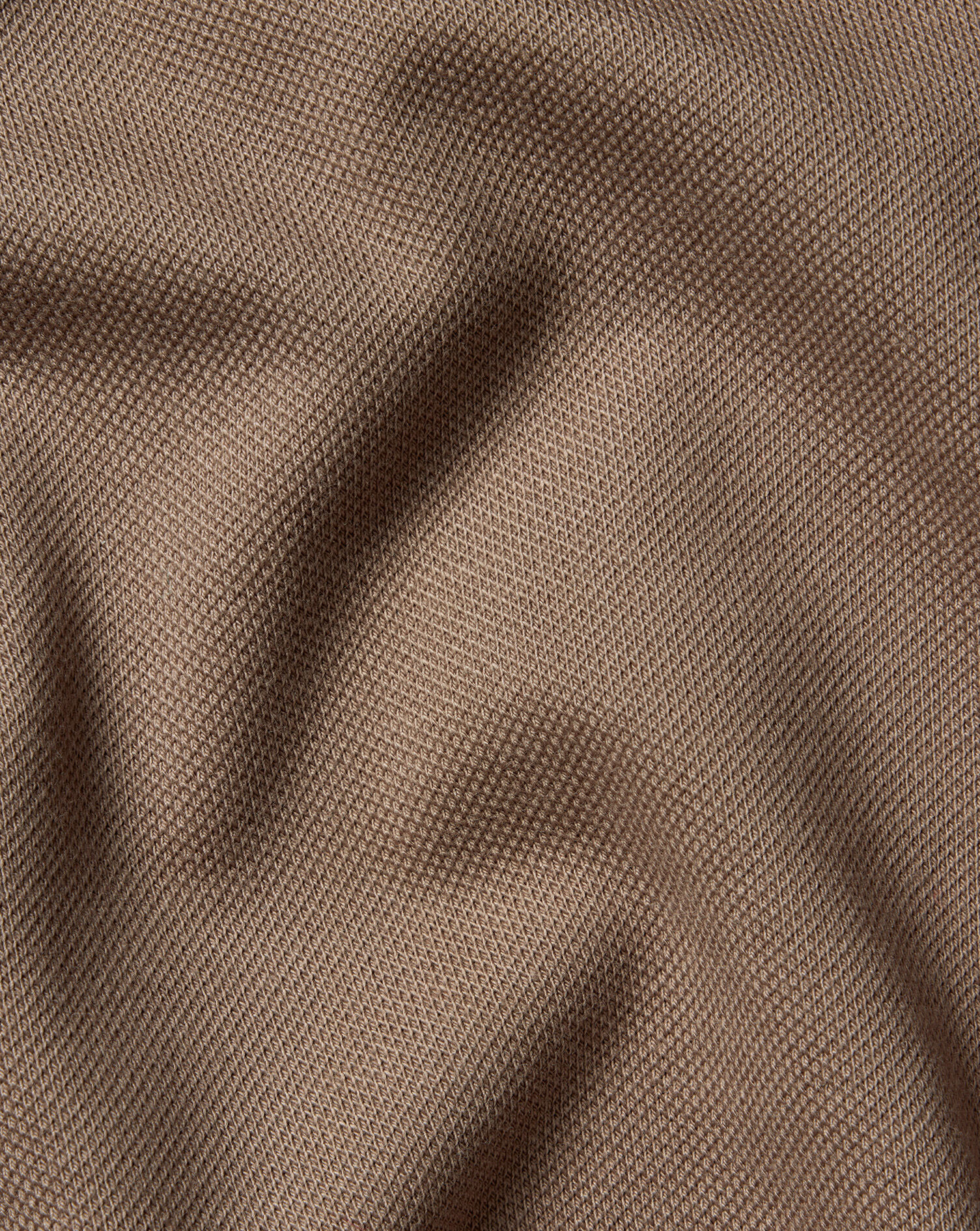 Tyrwhitt Long Sleeve Pique Polo - Camel