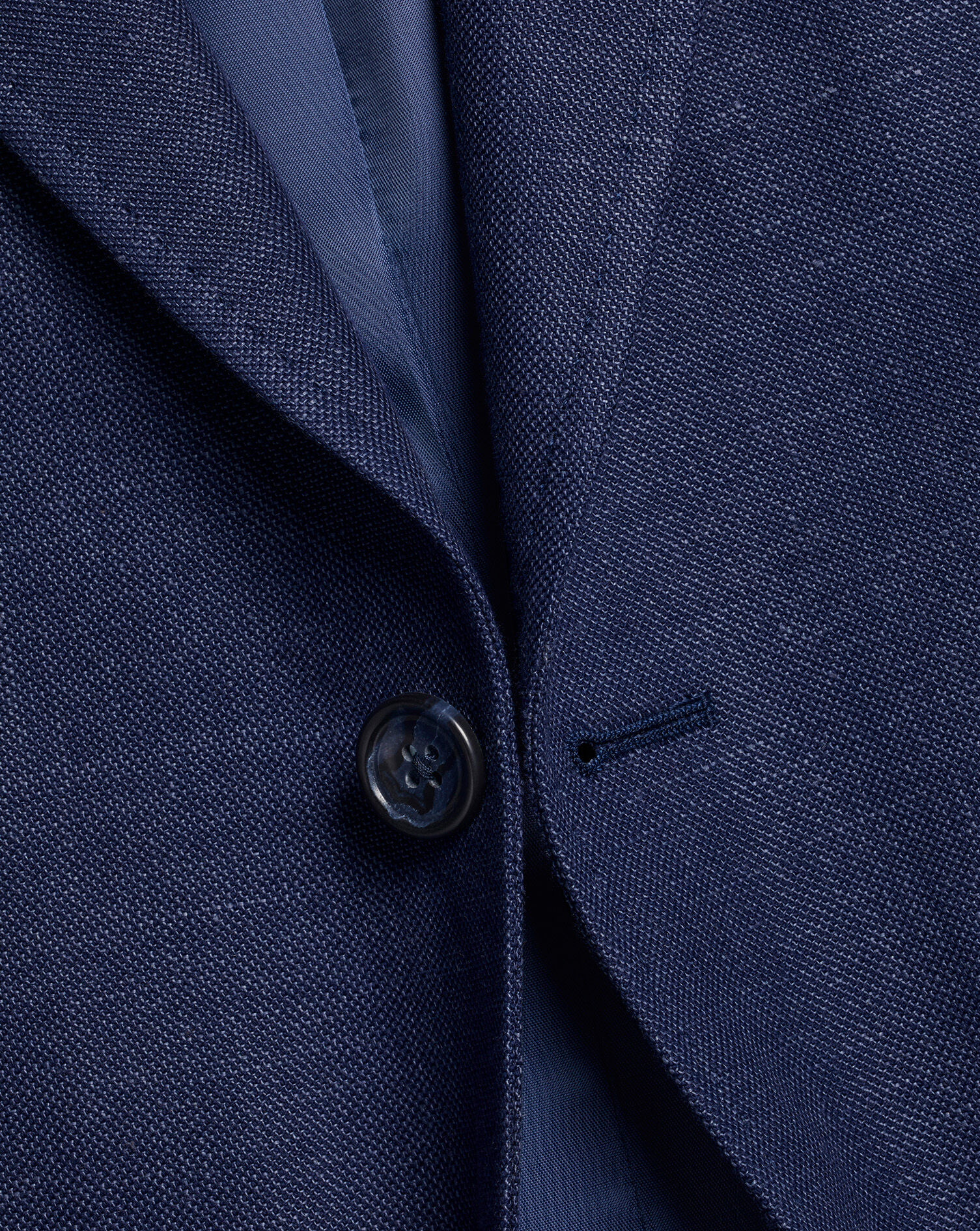 Linen Cotton Jacket - Indigo Blue