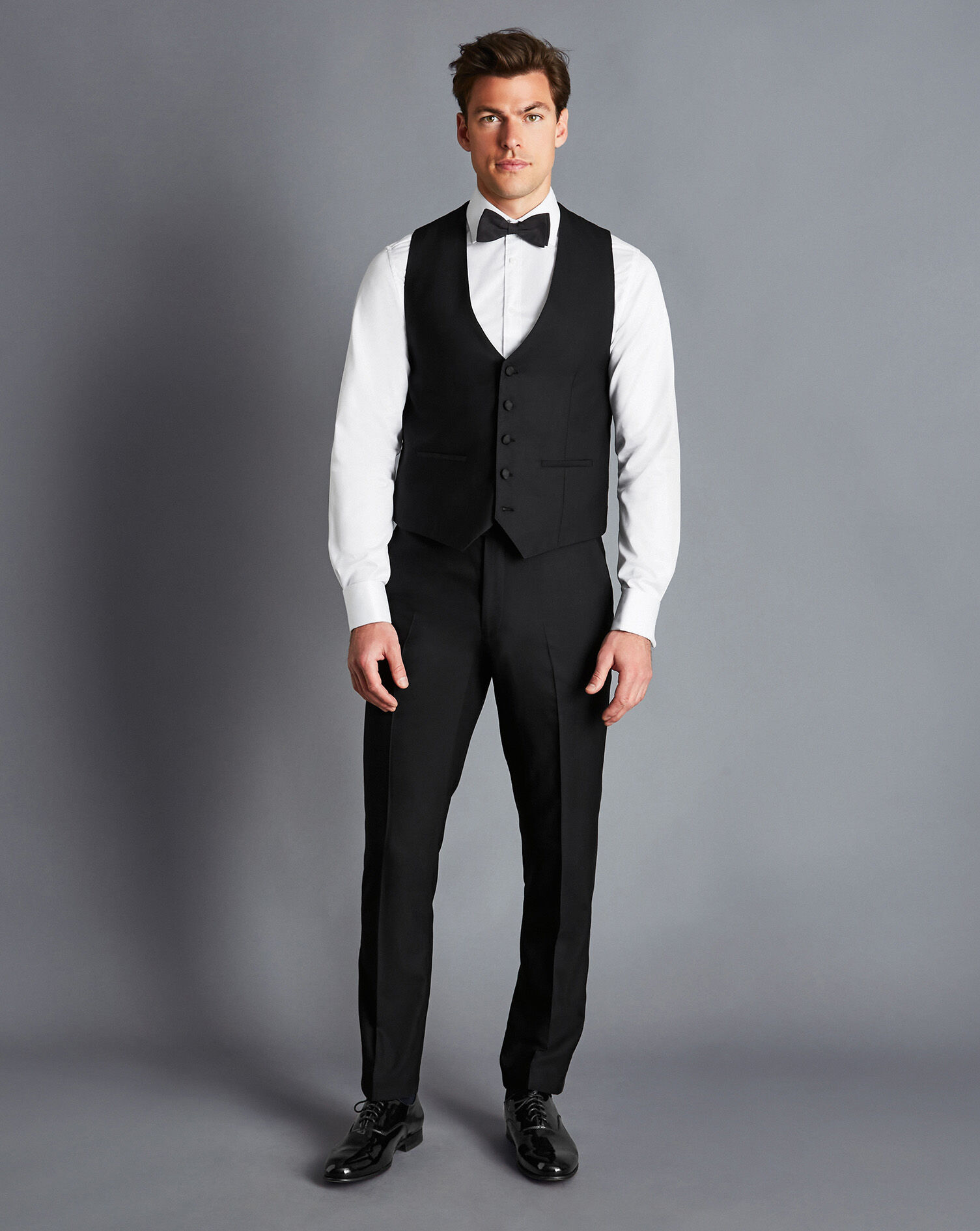 Tuxedo Vest - Black