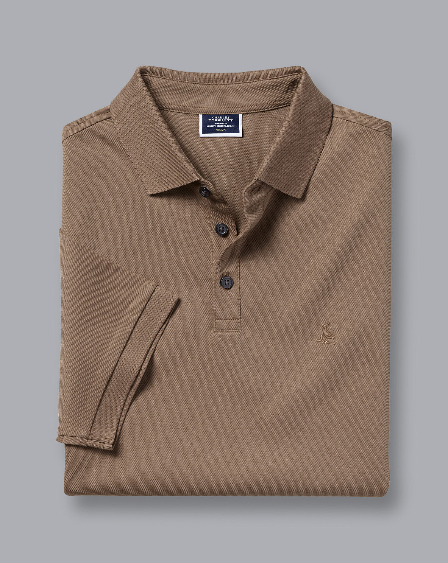 Tyrwhitt Pique Polo - Camel