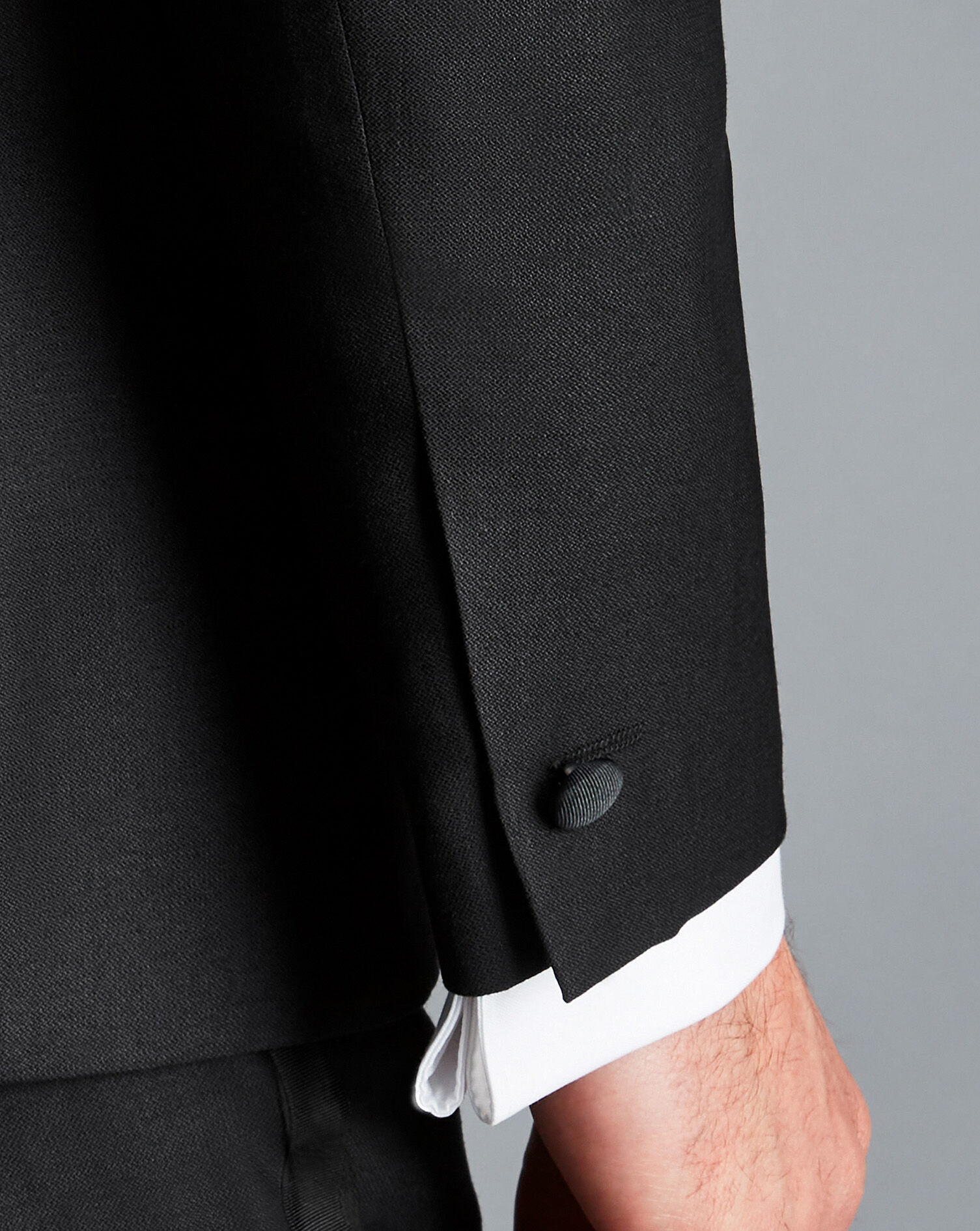 Shawl Lapel Tuxedo Jacket - Black