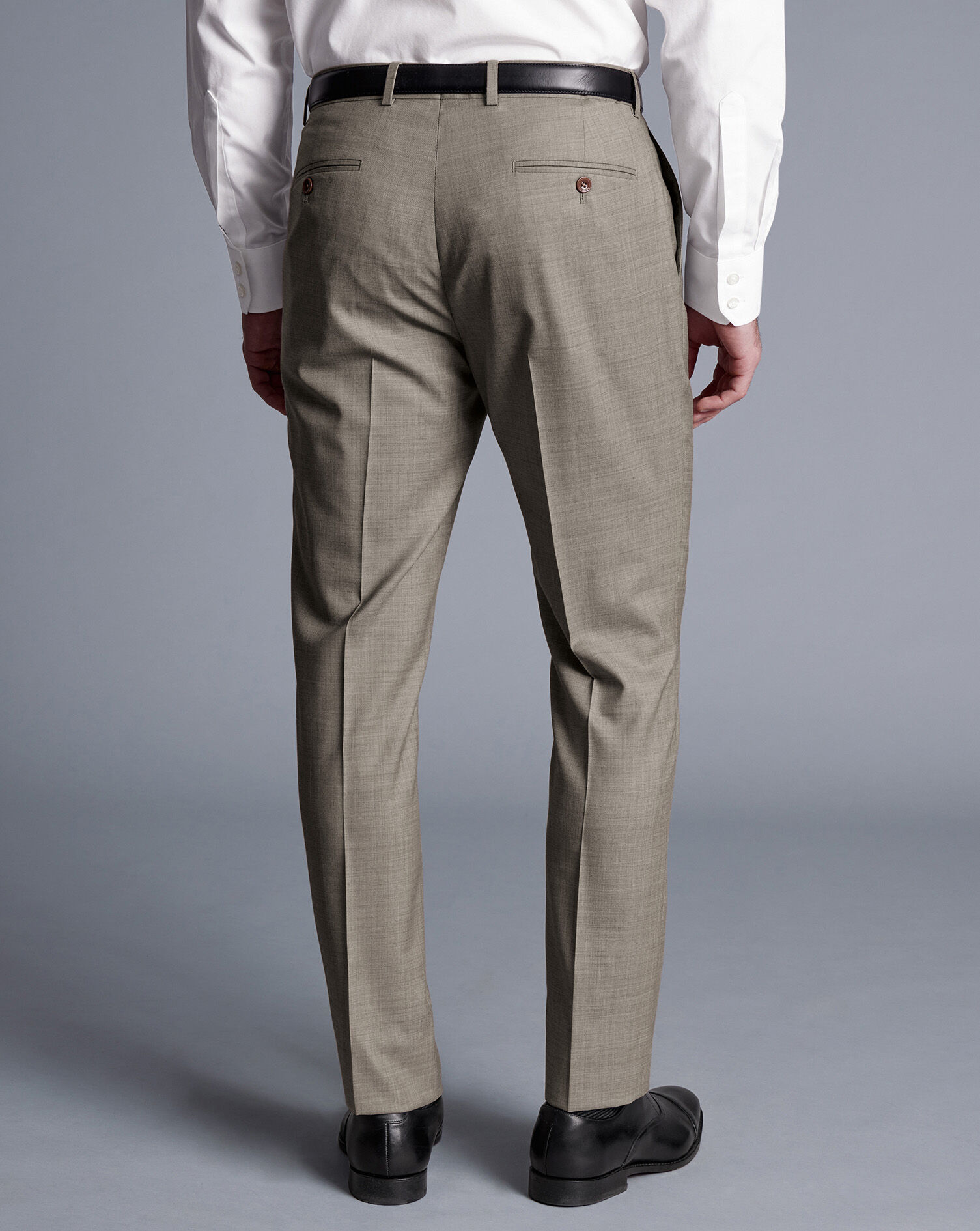Sharkskin Suit Pants - Taupe