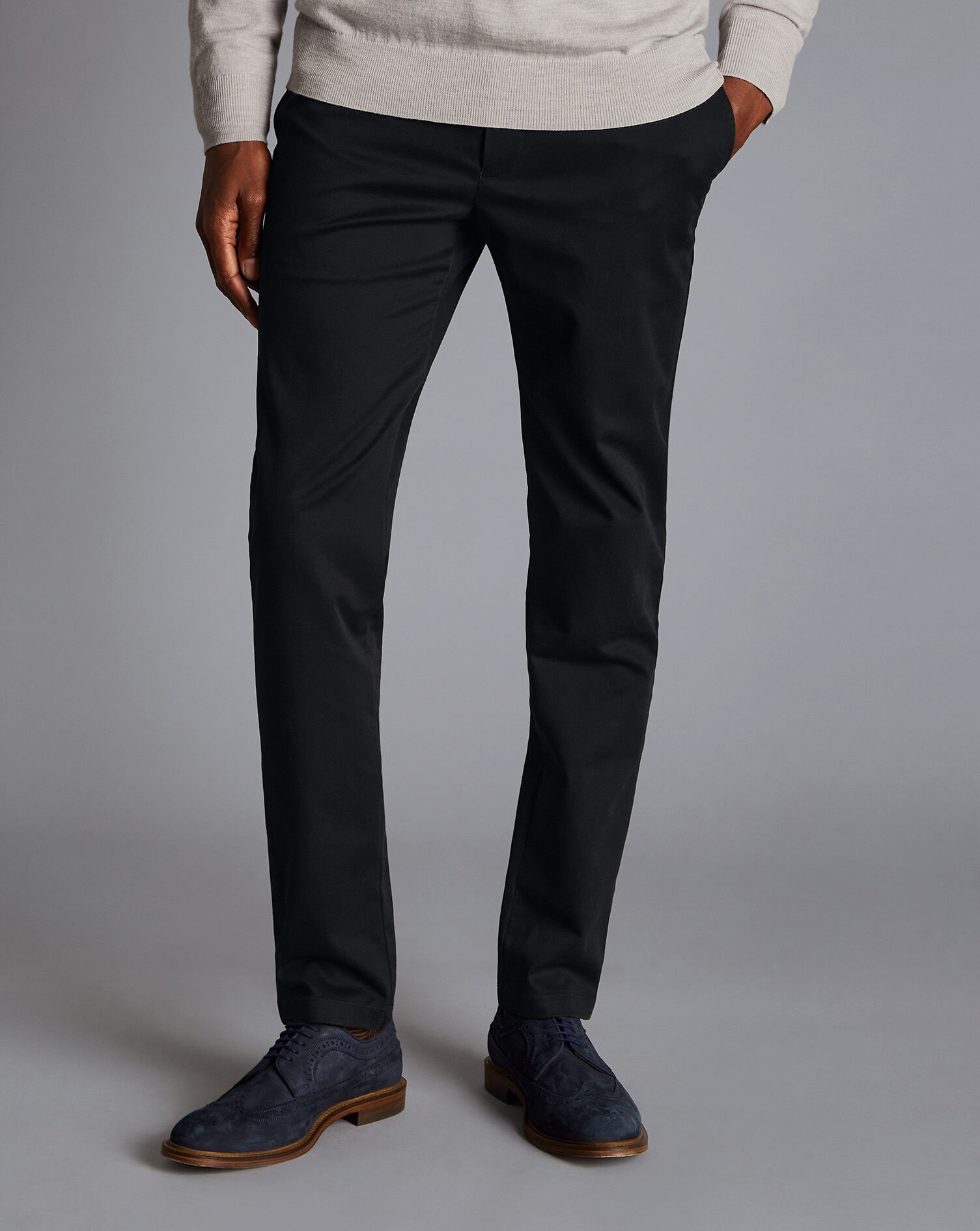 Ultimate Non-Iron Chinos - Black