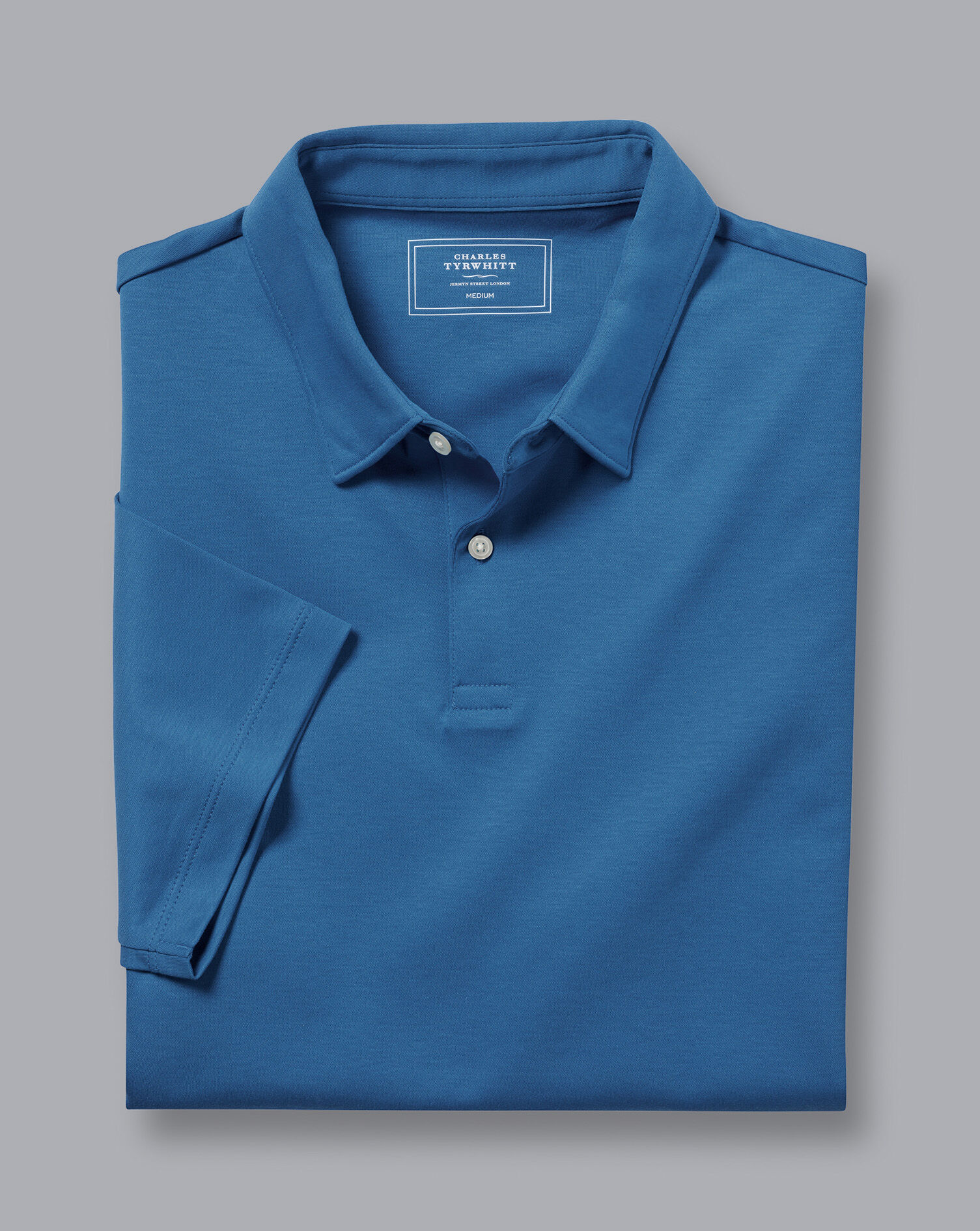 Smart Jersey Polo - Ocean Blue