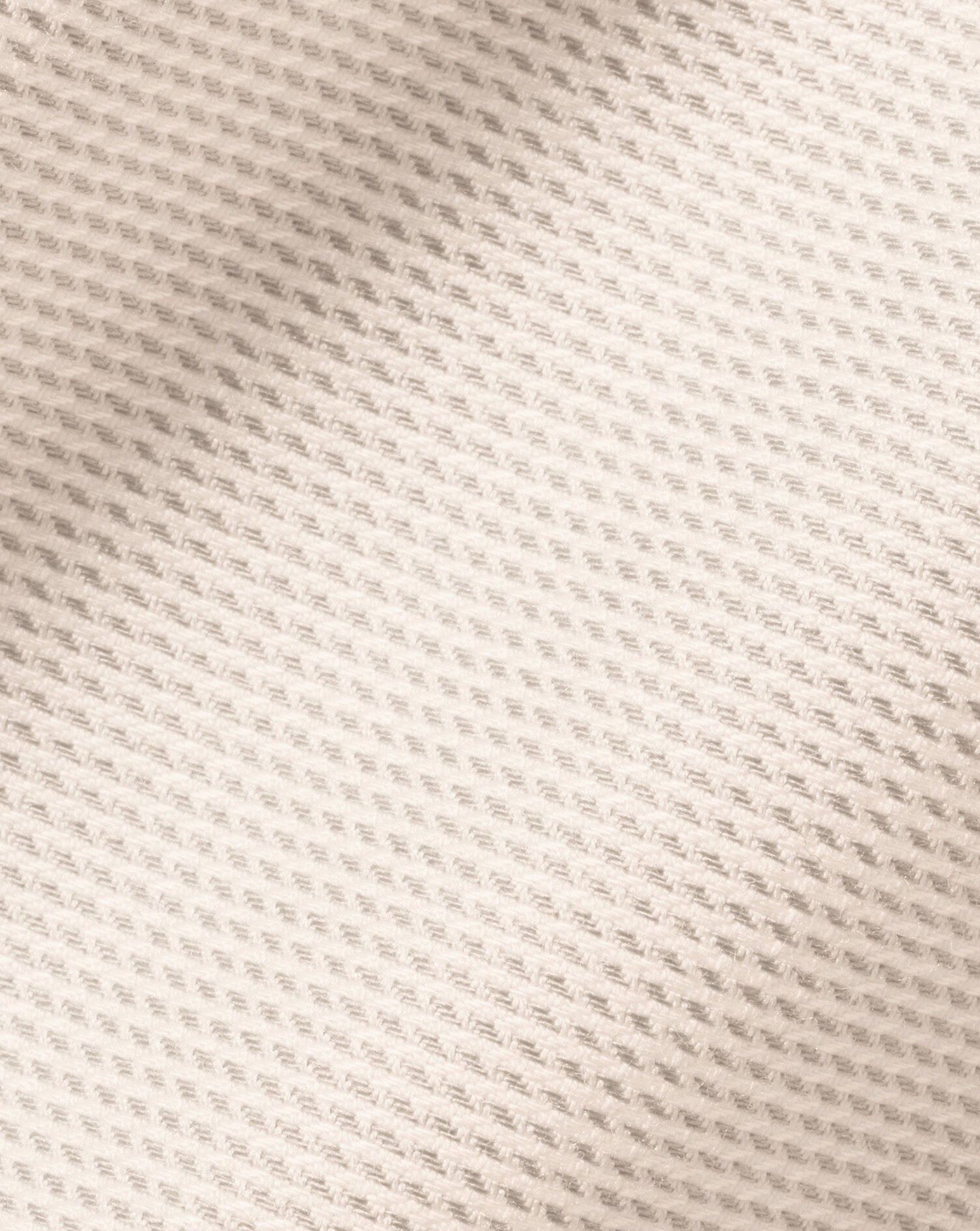 Spread Collar Non-Iron Clifton Weave Shirt - Oatmeal