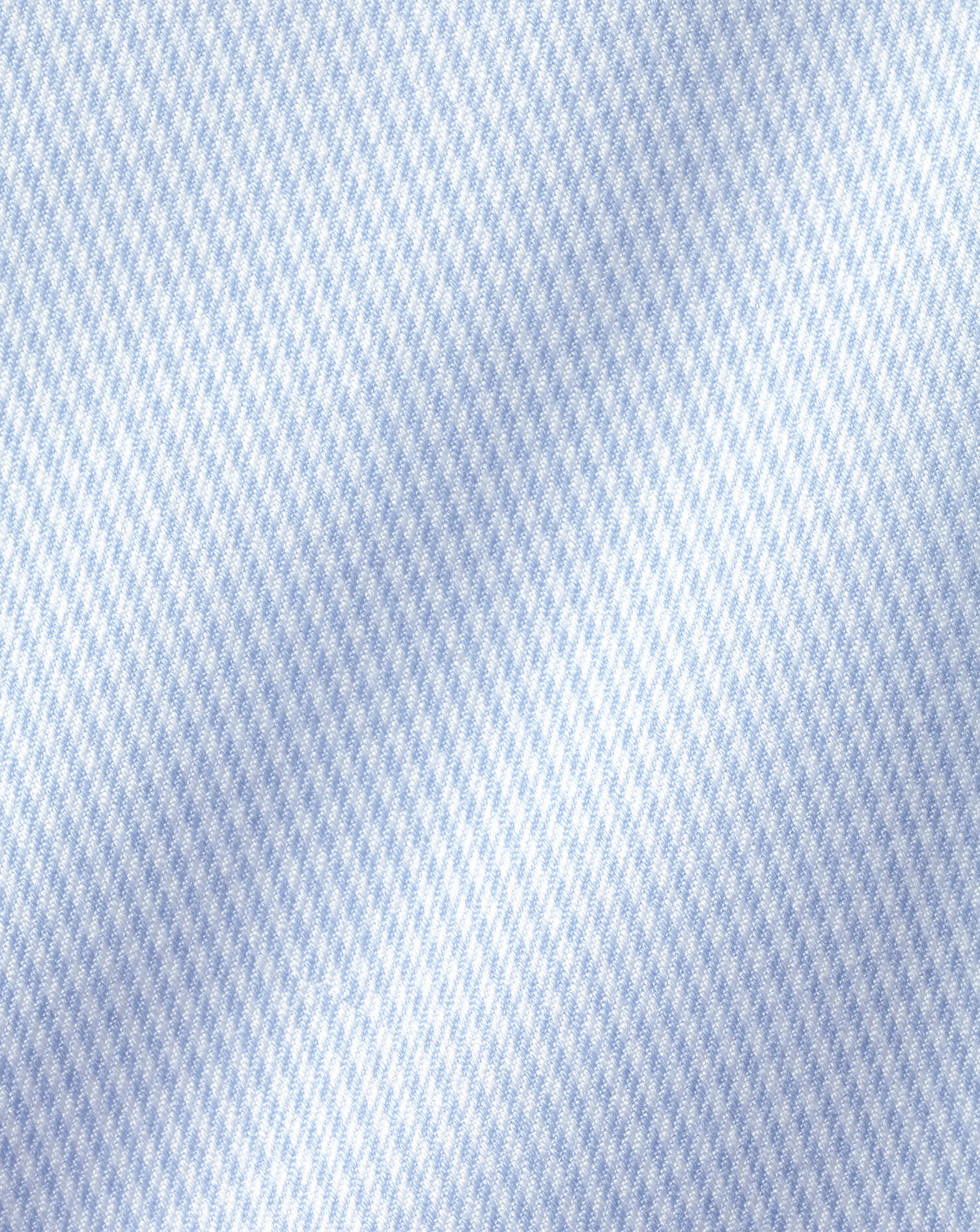 Spread Collar Non-Iron Puppytooth Shirt - Sky Blue