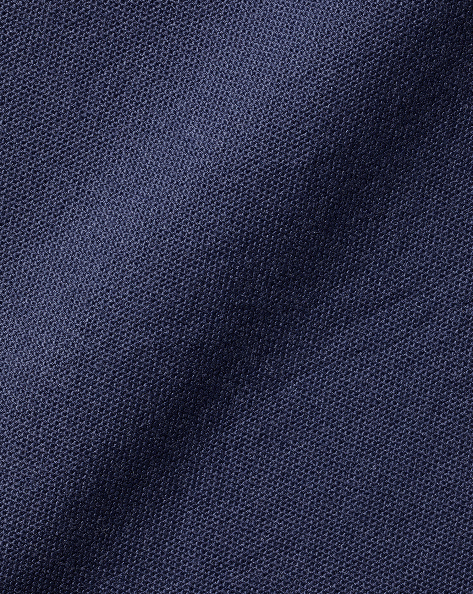 Collarless Washed Oxford Stretch Shirt - Heather Blue