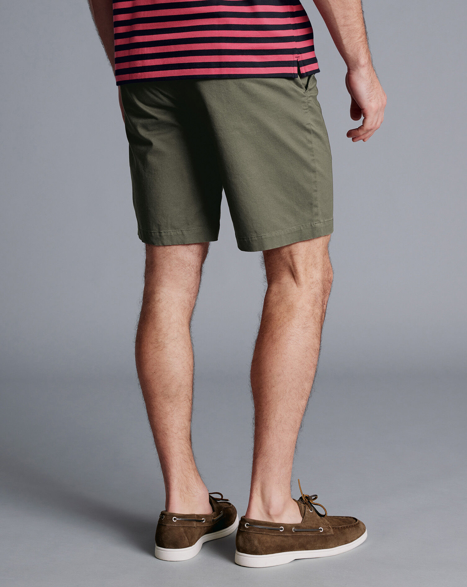 Cotton Shorts - Olive Green