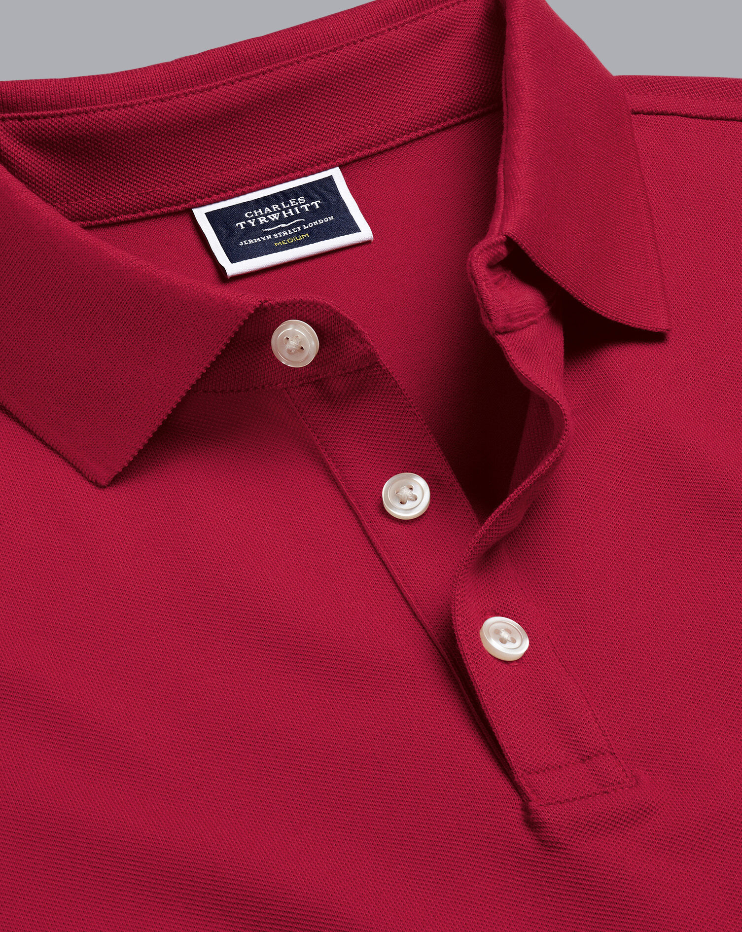 Tyrwhitt Pique Polo - Red