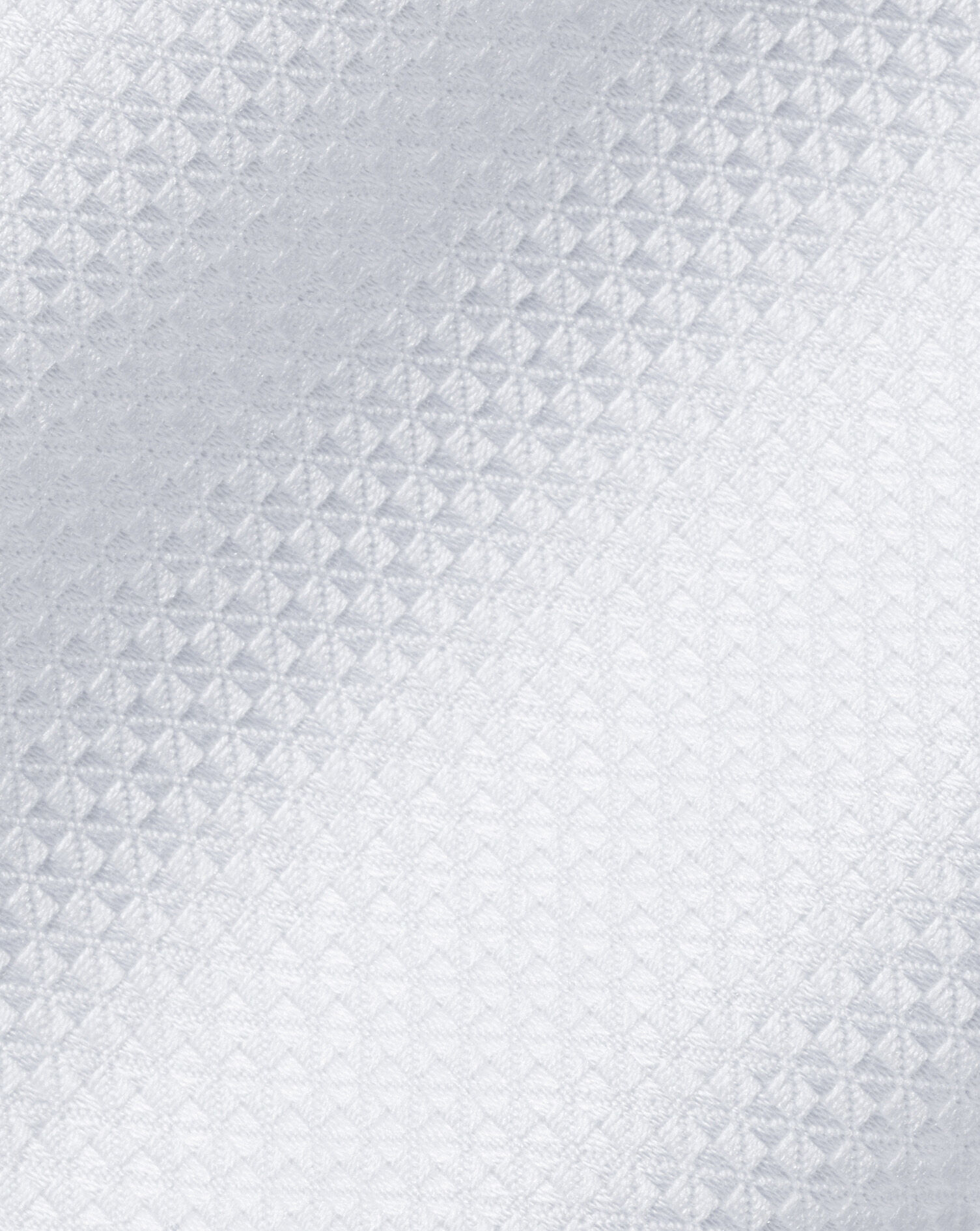 Semi-Spread Collar Egyptian Cotton Hudson Weave Shirt - White