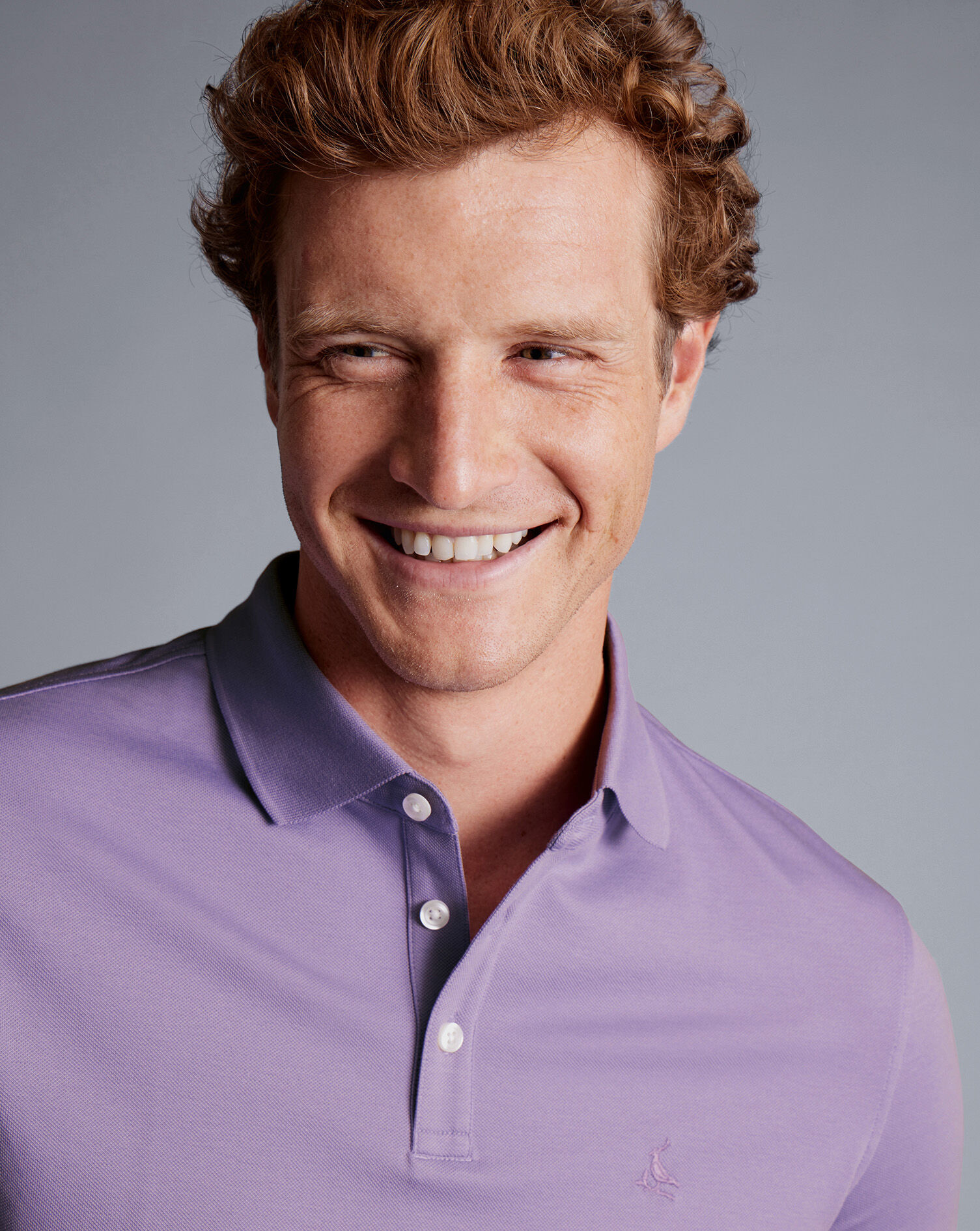 Tyrwhitt Pique Polo - Lilac Purple