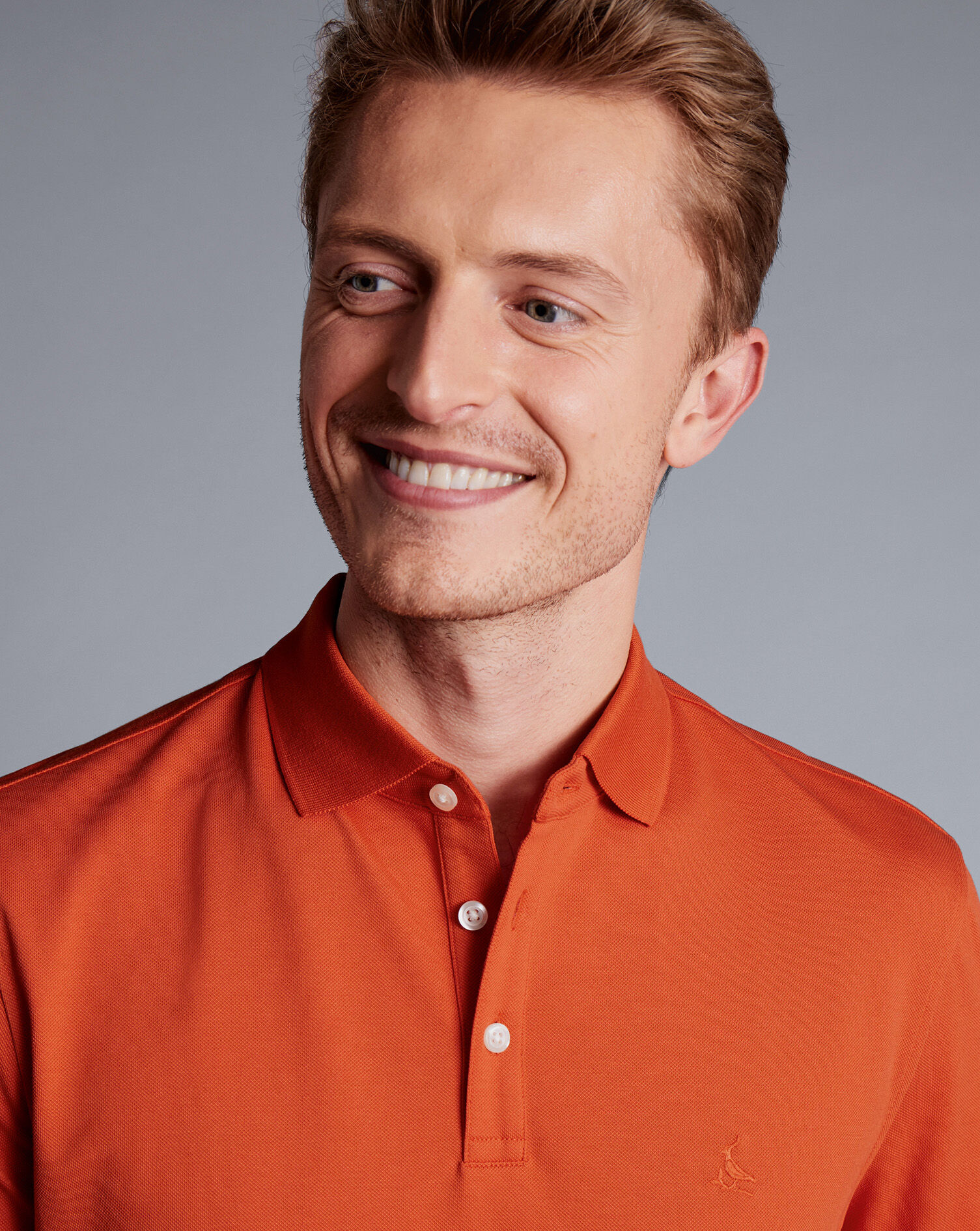Tyrwhitt Pique Polo  - Orange