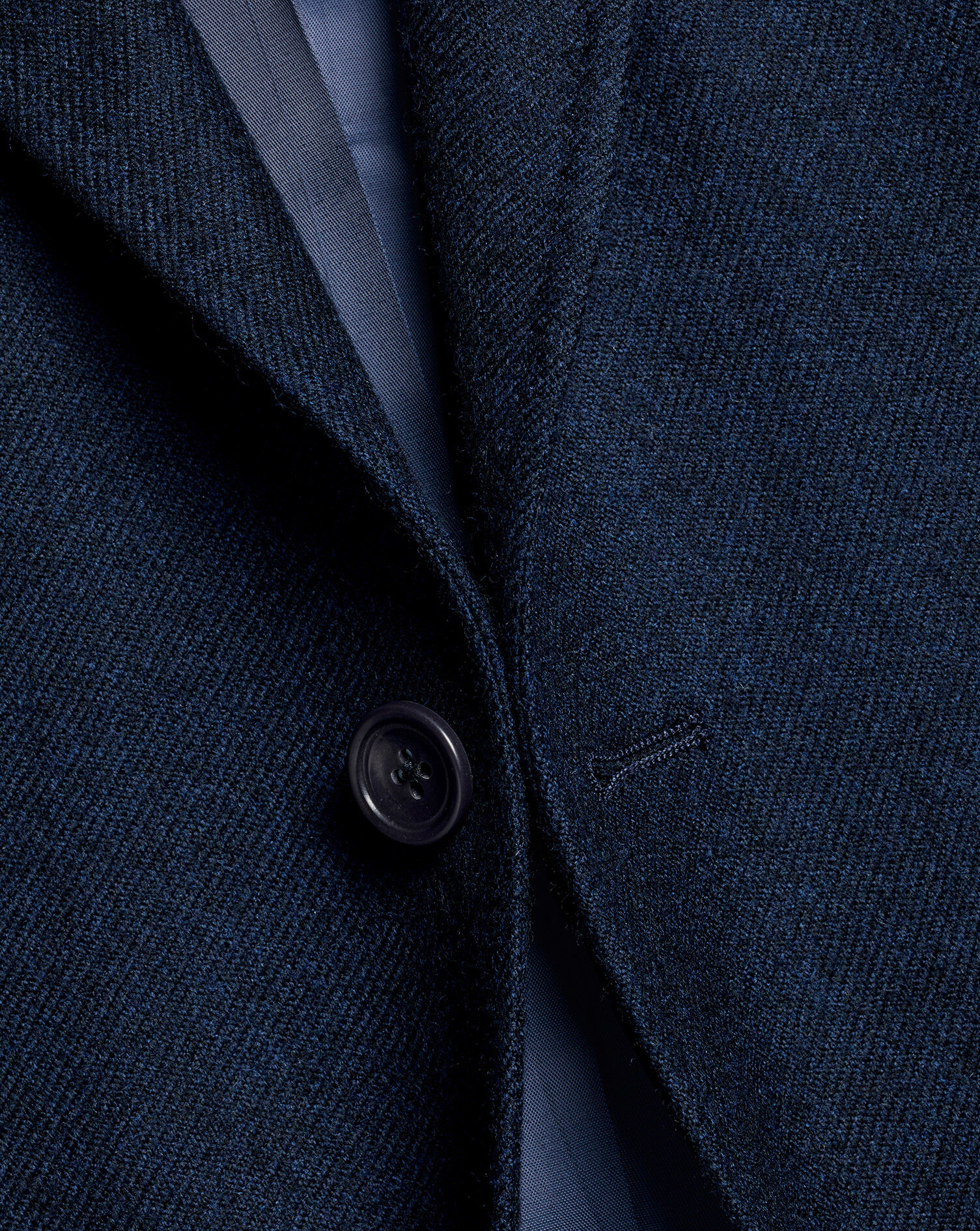 Twill Wool Jacket - Dark Navy