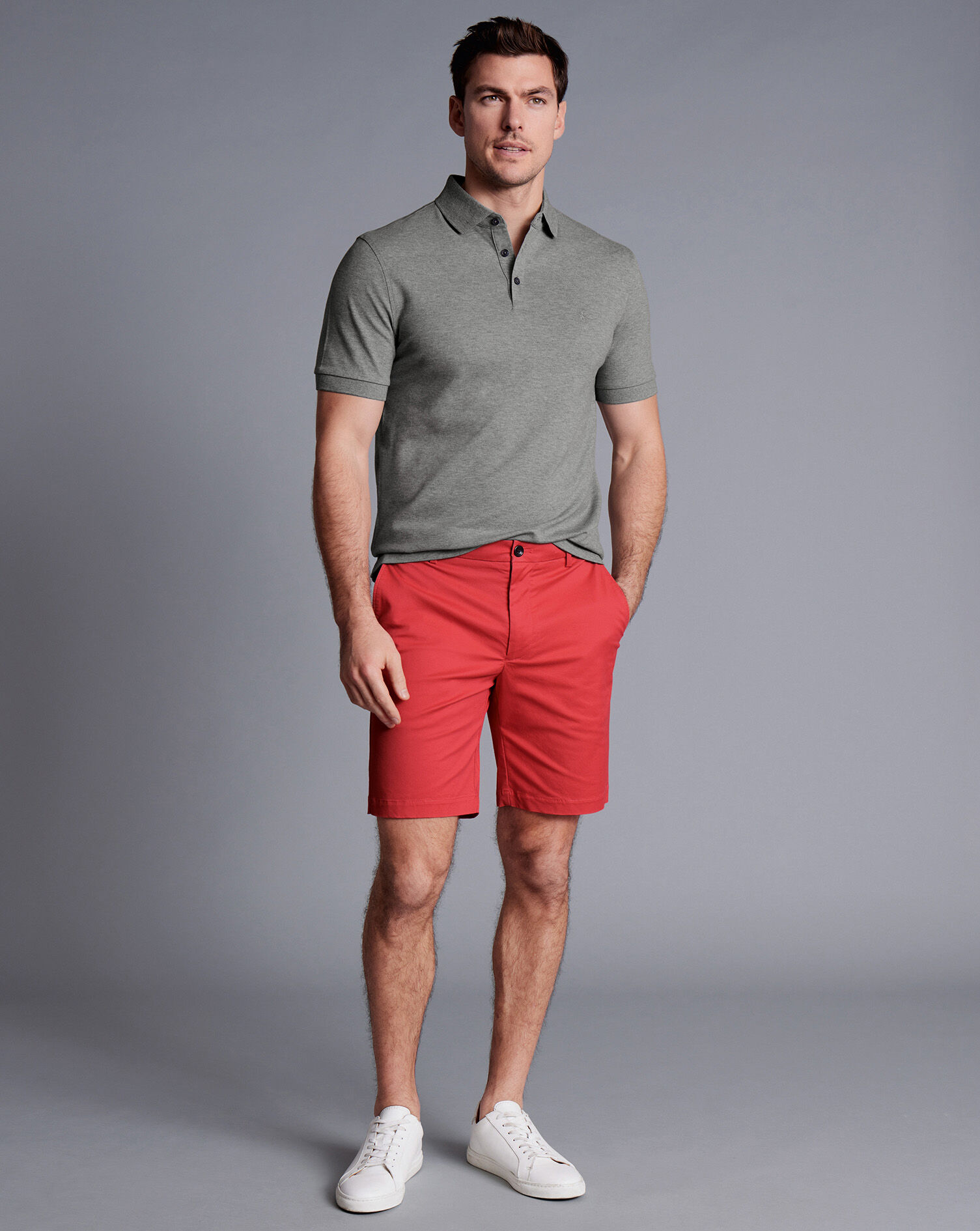 Cotton Shorts - Coral Pink