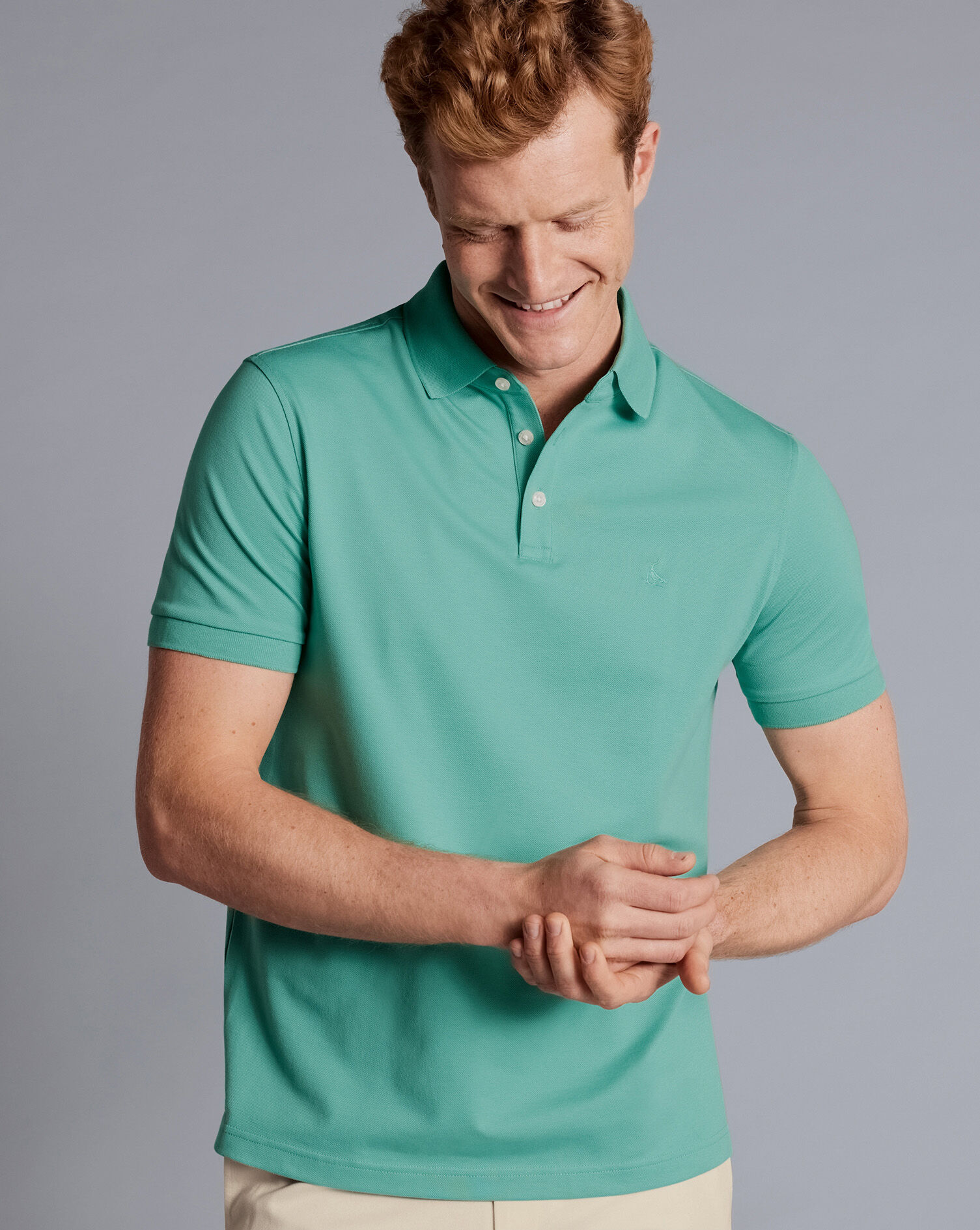 Tyrwhitt Pique Polo - Spearmint