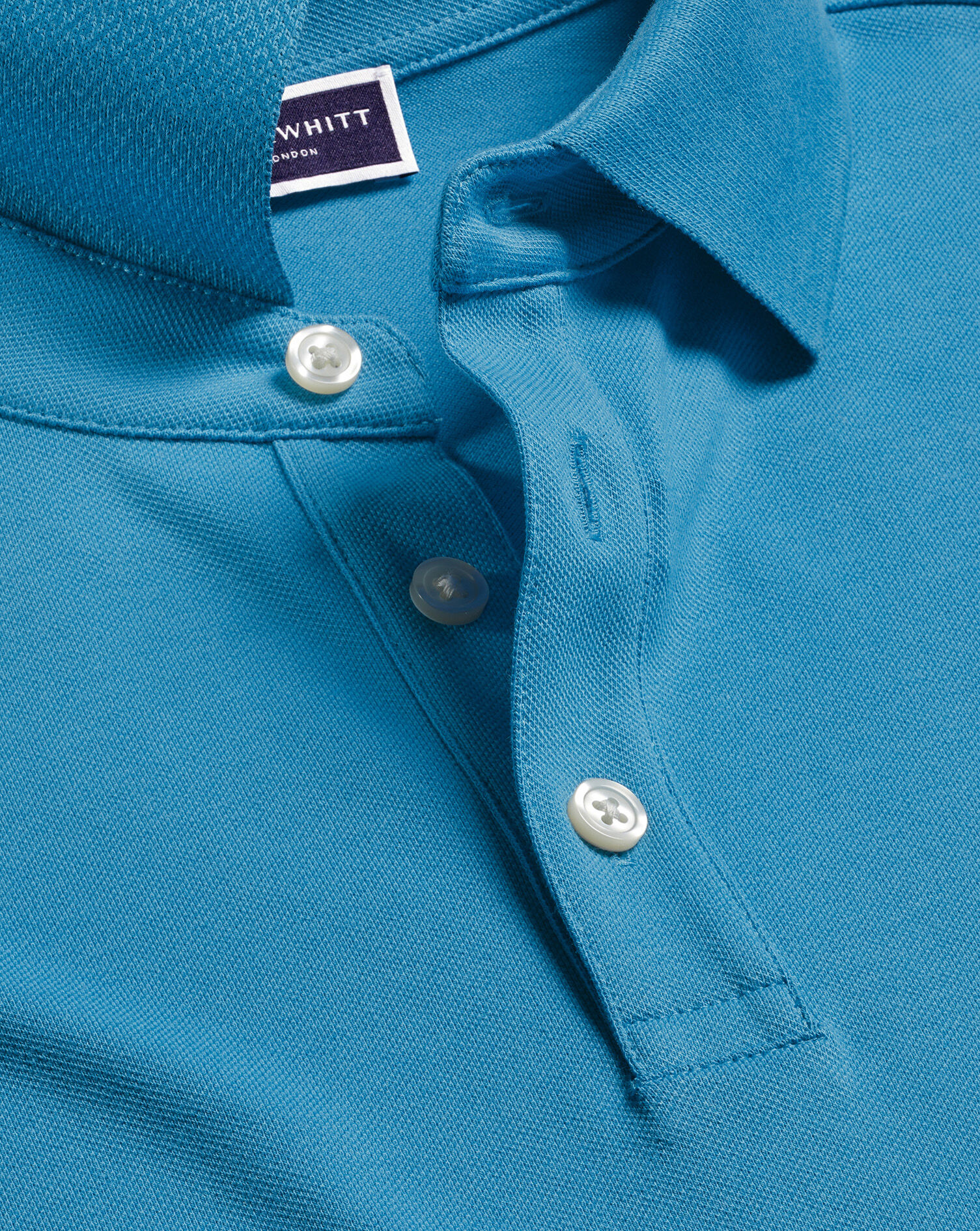 Tyrwhitt Pique Polo - Turquoise