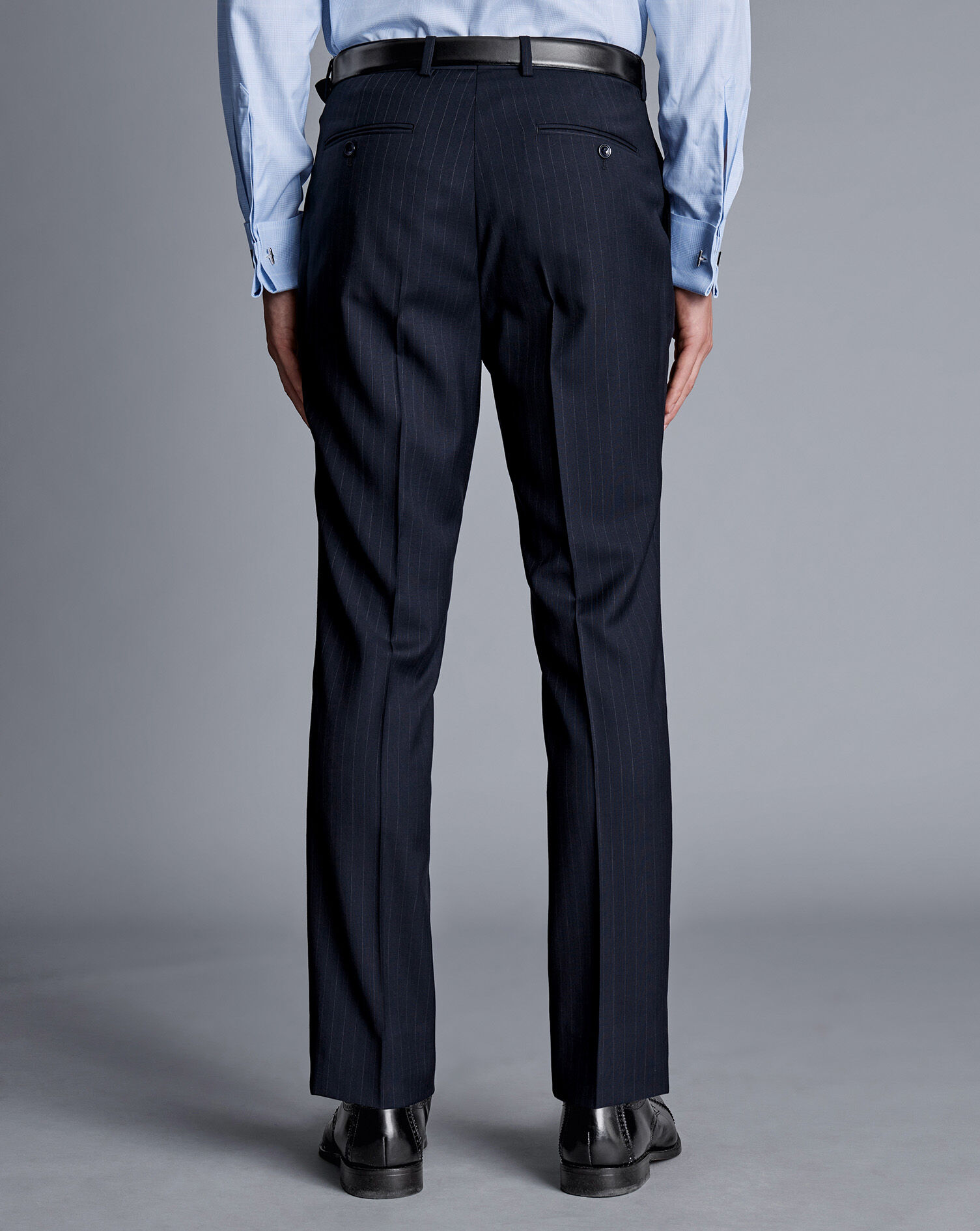 Ultimate Performance Stripe Suit Pants - Navy