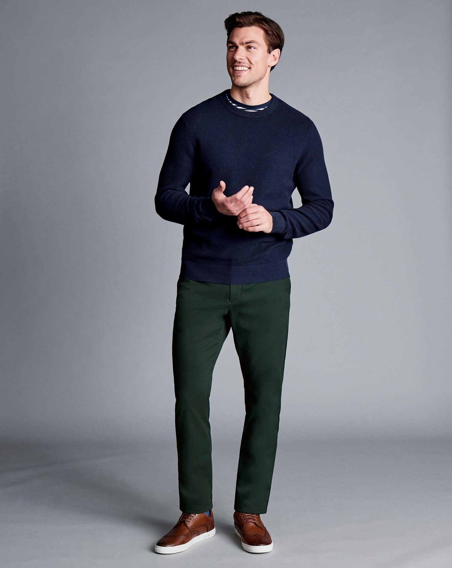 Ultimate Non-Iron Chinos - Green