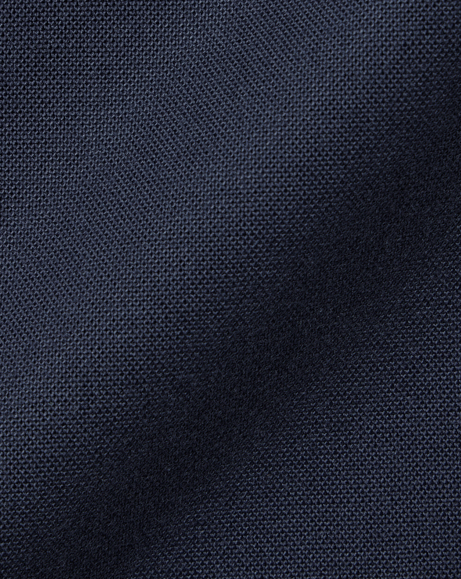 Button-Down Collar Washed Oxford Shirt - Navy Blue