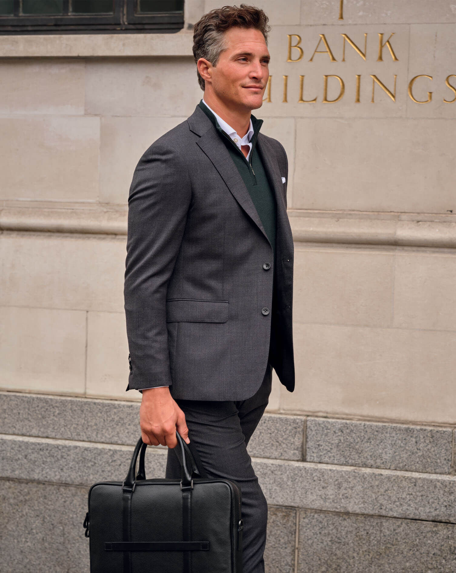 End-on-End Ultimate Performance Suit Jacket - Charcoal Gray